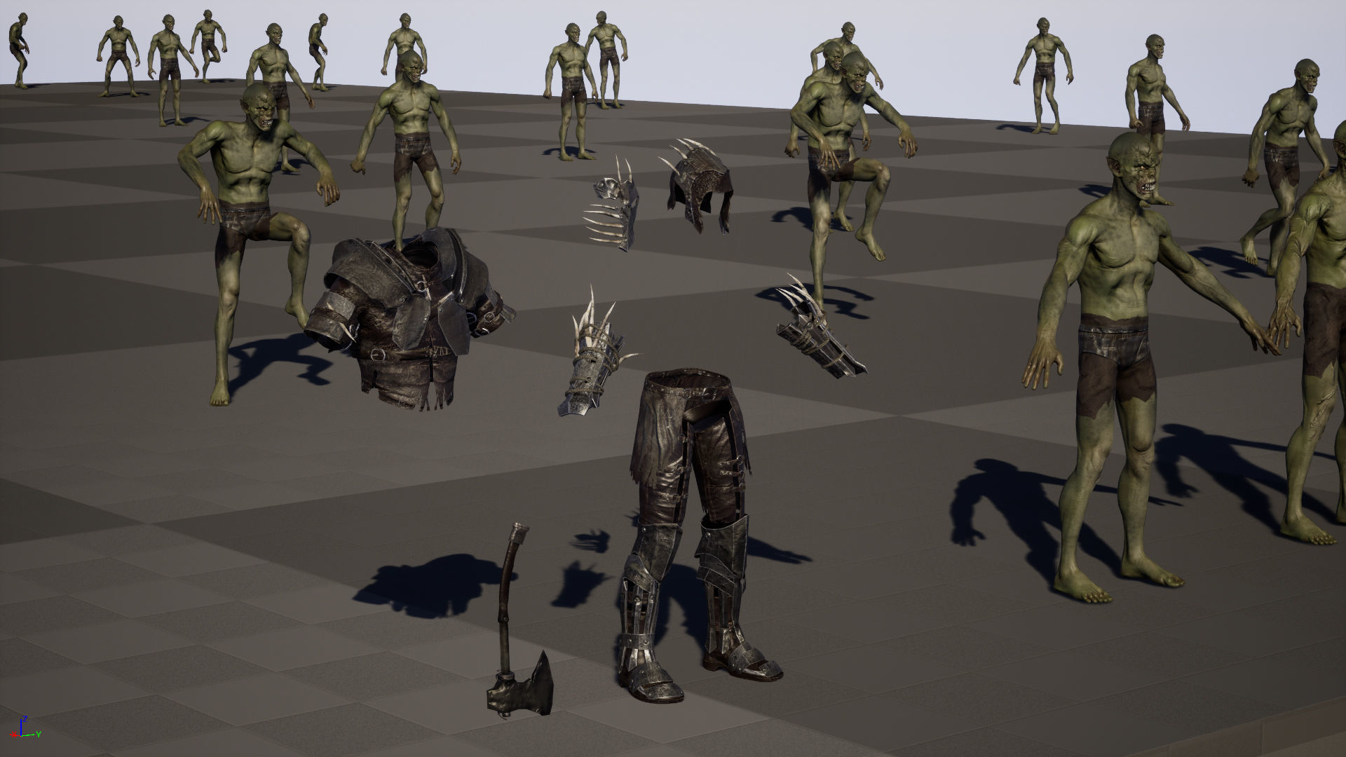 SkinnyOrc10 Low-poly 3D model_24