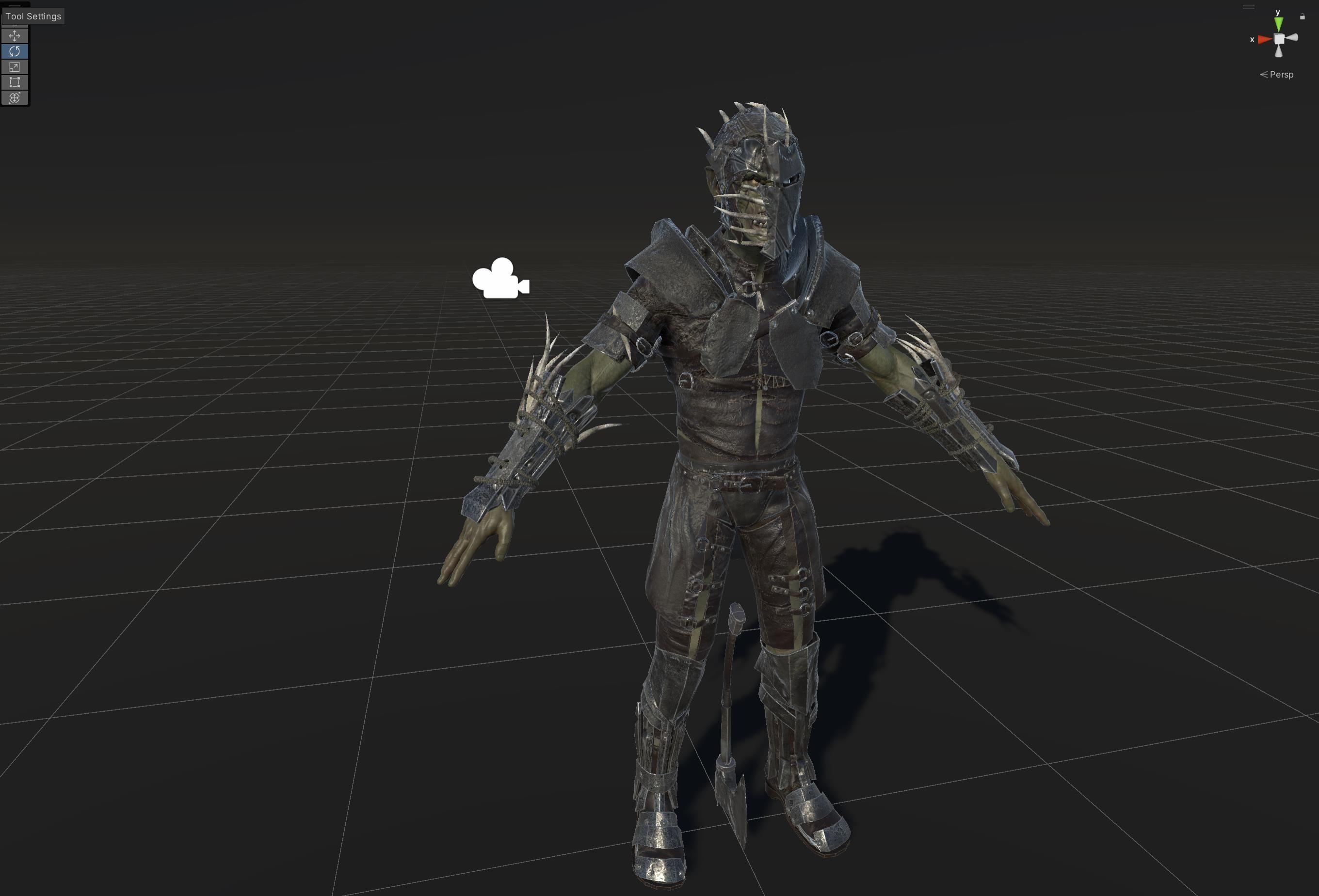 SkinnyOrc10 Low-poly 3D model_28