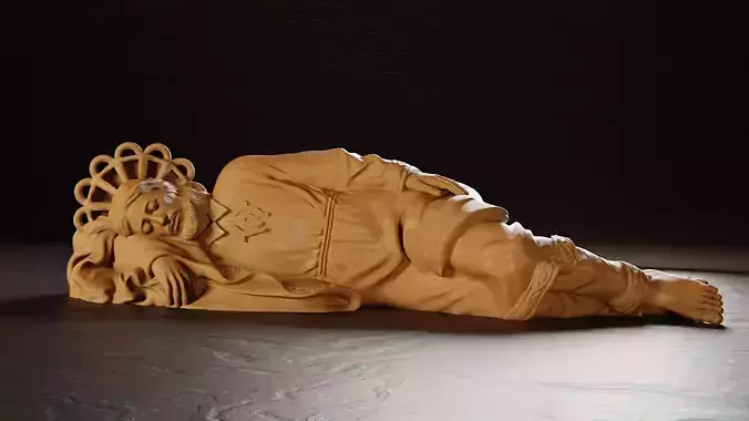 Sleeping Jesus pendant