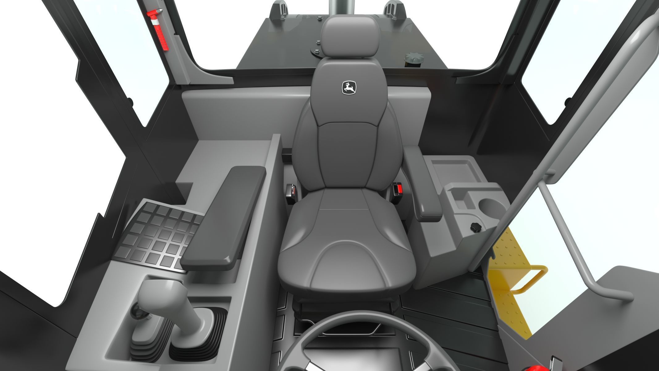 2010 John Deere 624K Wheel Loader 3D model_21