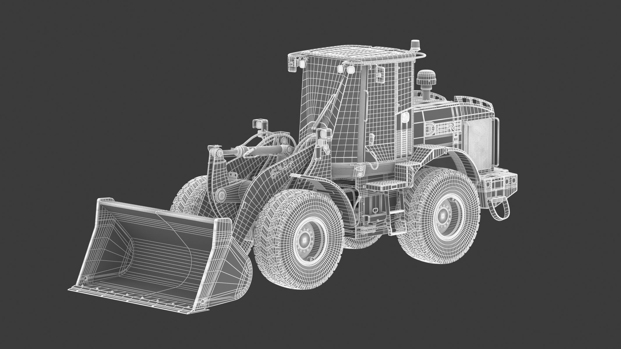 2010 John Deere 624K Wheel Loader 3D model_24