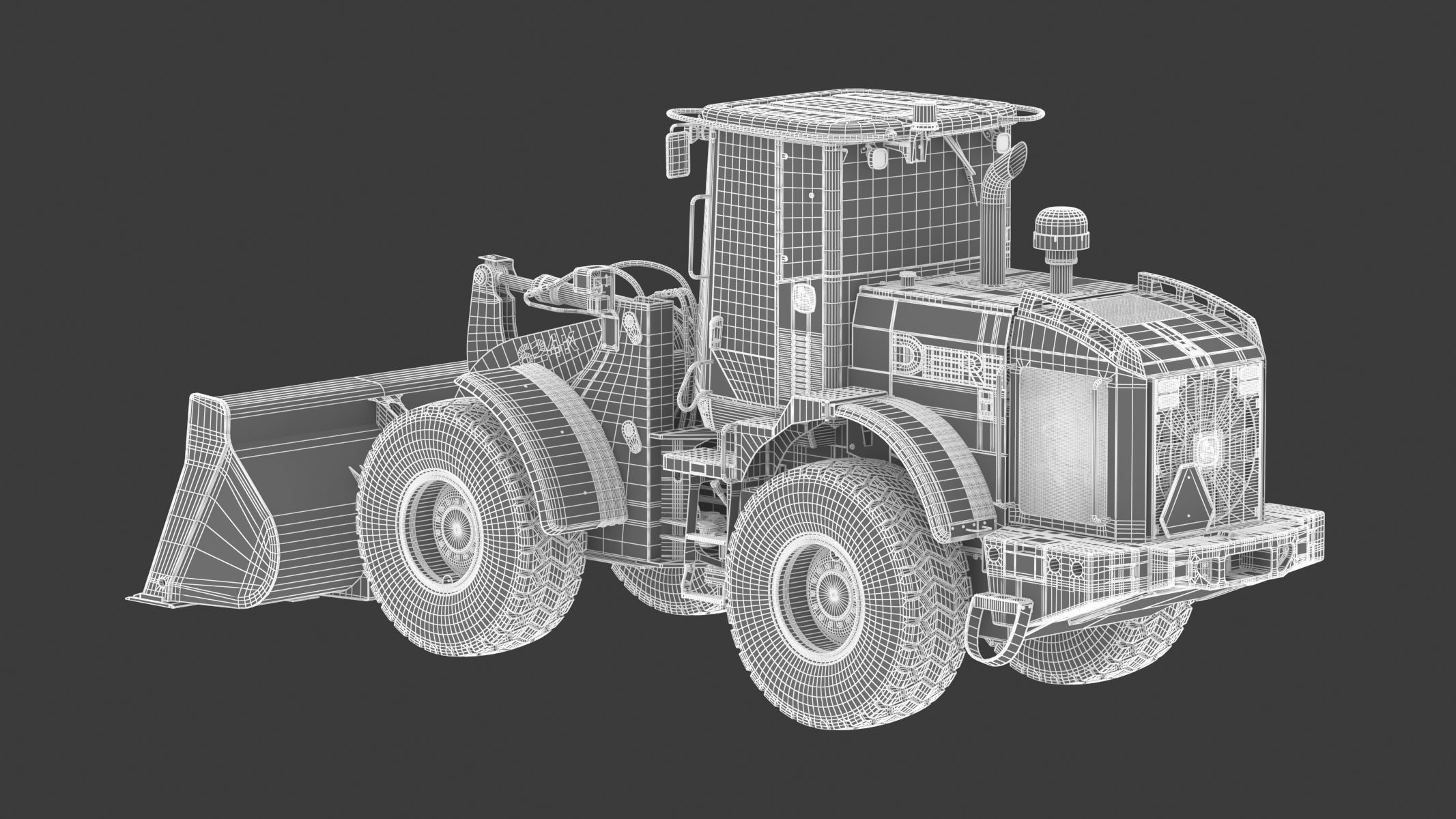 2010 John Deere 624K Wheel Loader 3D model_30