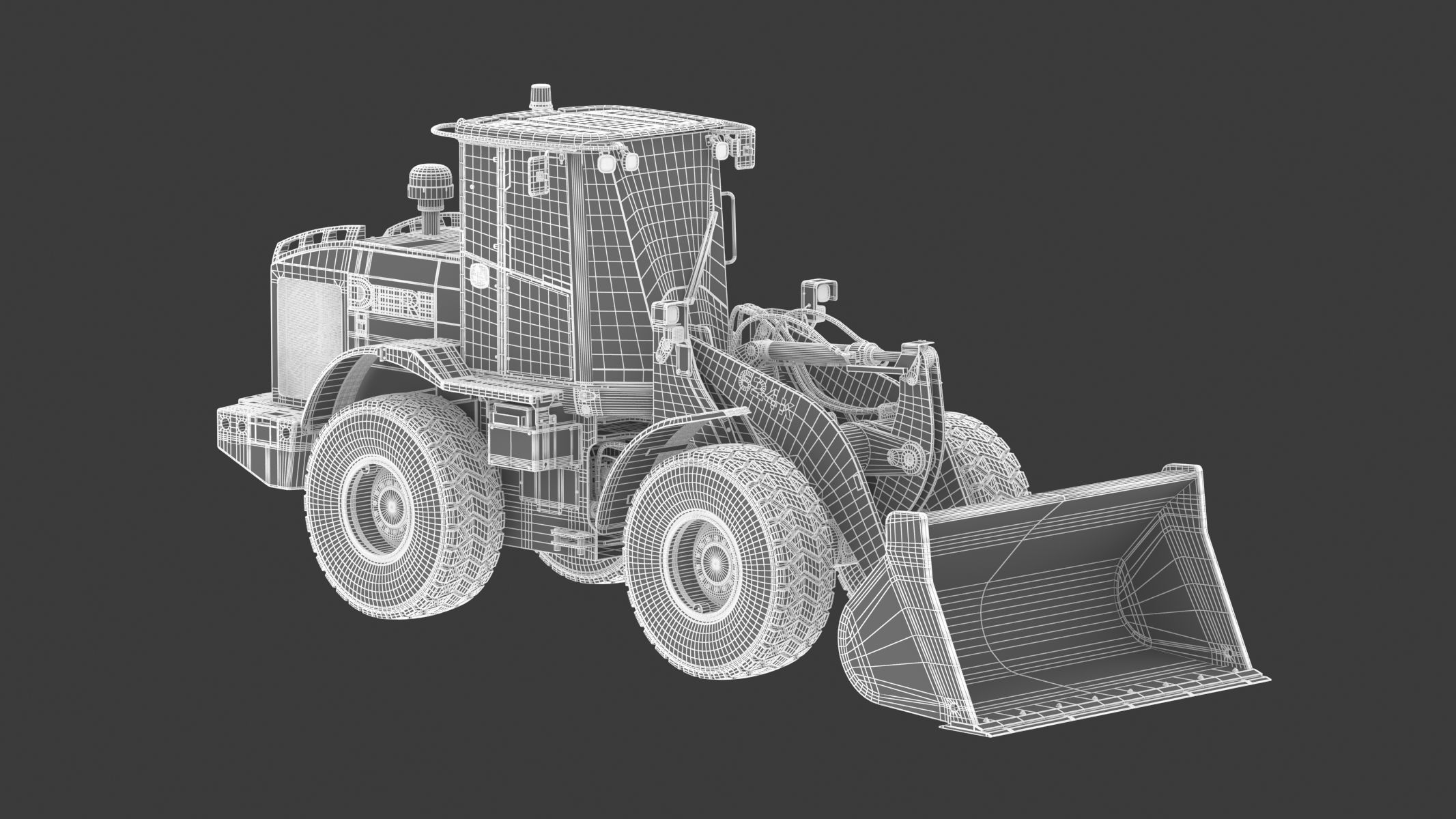 2010 John Deere 624K Wheel Loader 3D model_26