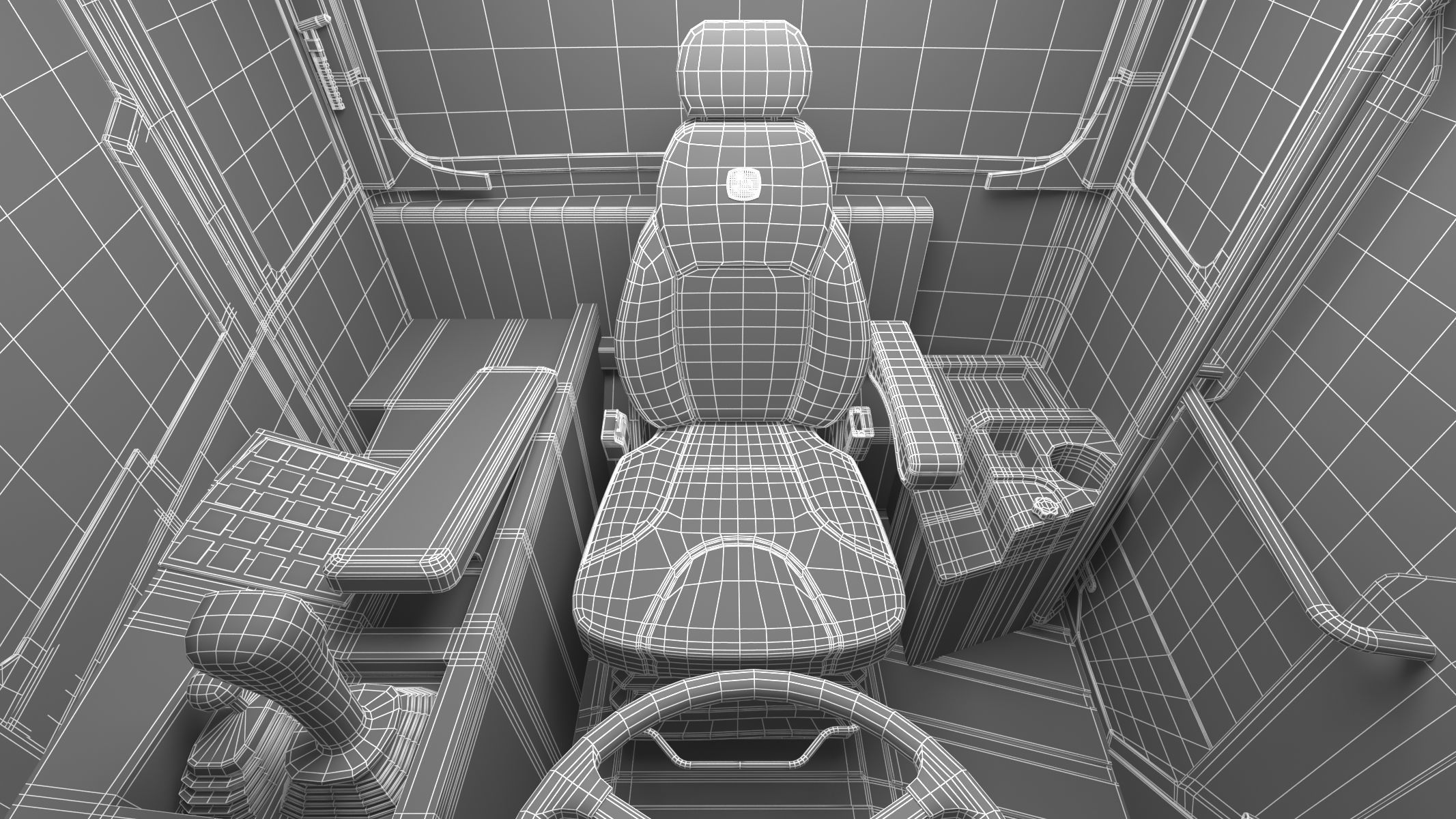 2010 John Deere 624K Wheel Loader 3D model_43