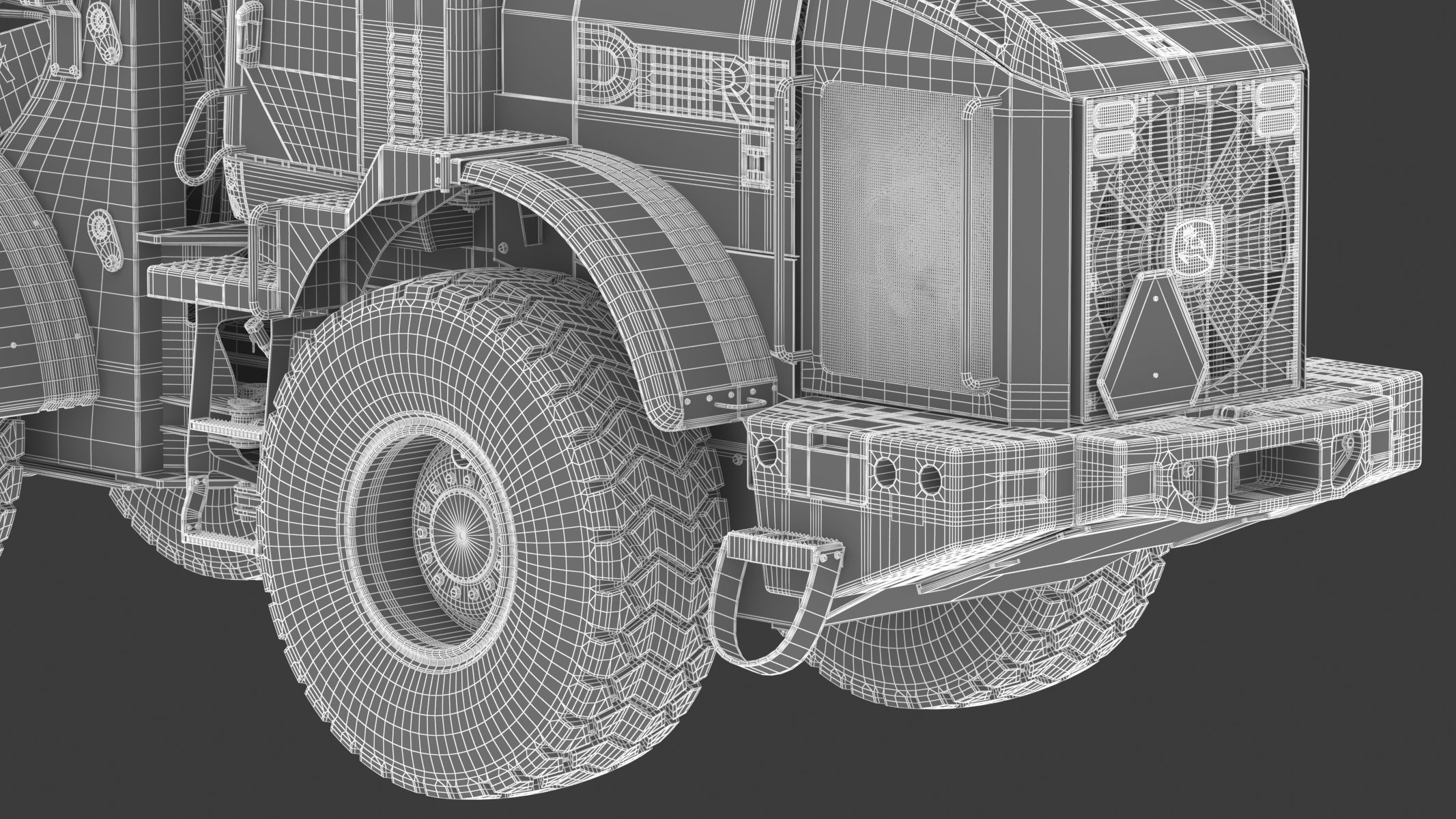 2010 John Deere 624K Wheel Loader 3D model_40