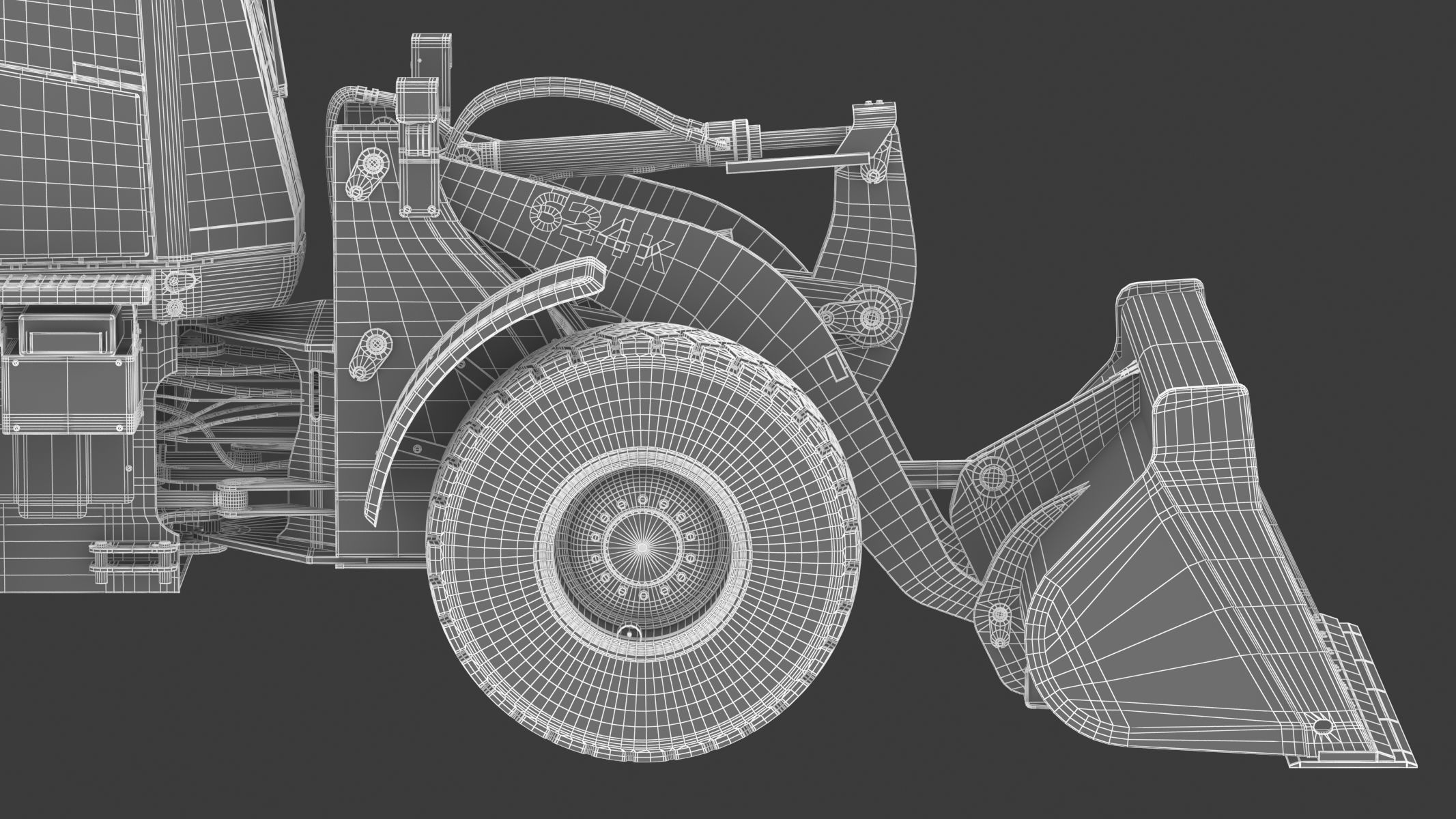 2010 John Deere 624K Wheel Loader 3D model_37