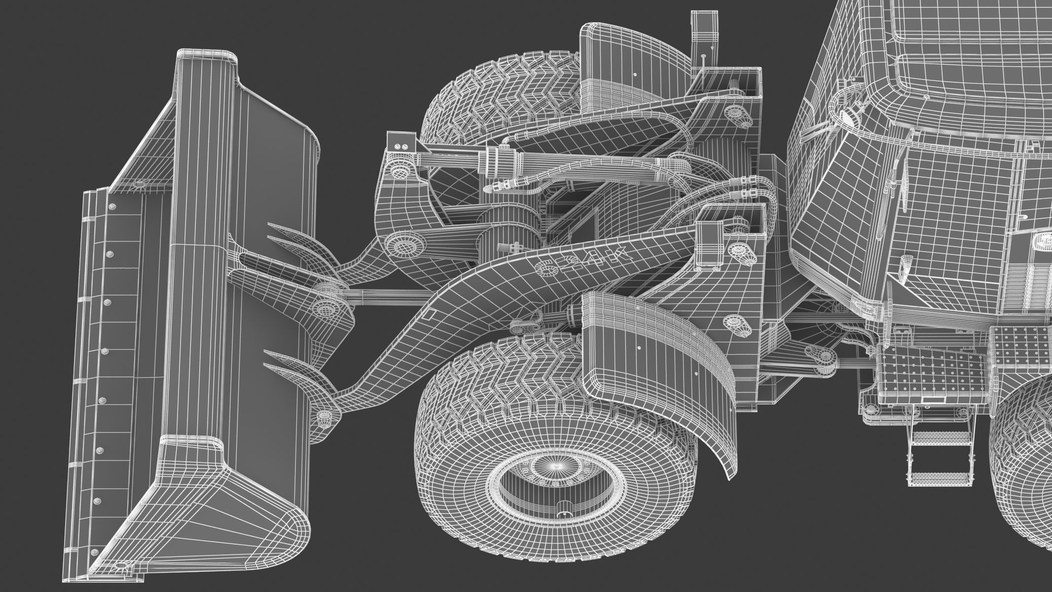 2010 John Deere 624K Wheel Loader 3D model_41