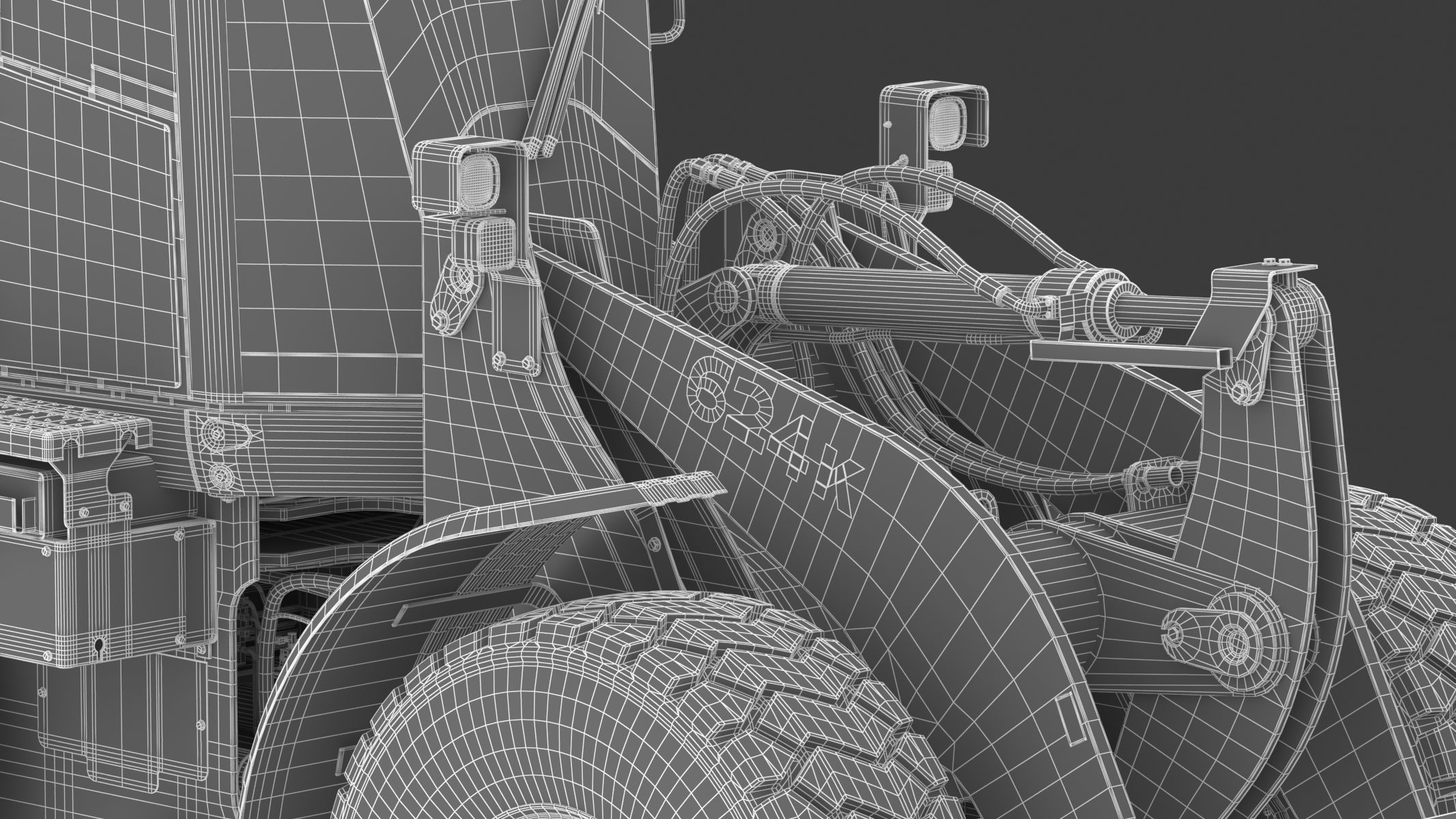 2010 John Deere 624K Wheel Loader 3D model_36