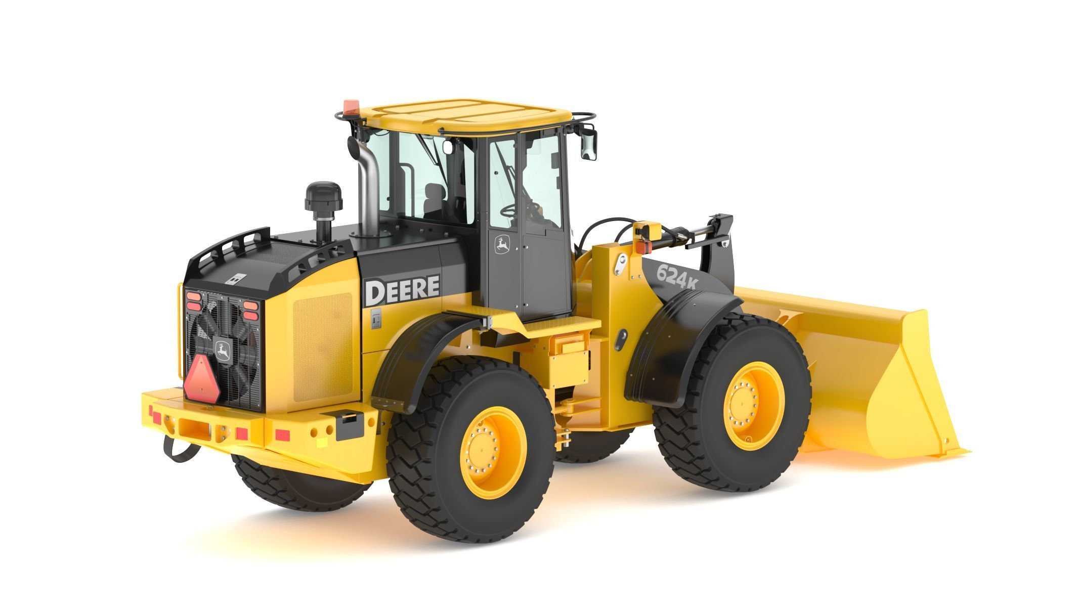2010 John Deere 624K Wheel Loader 3D model_6