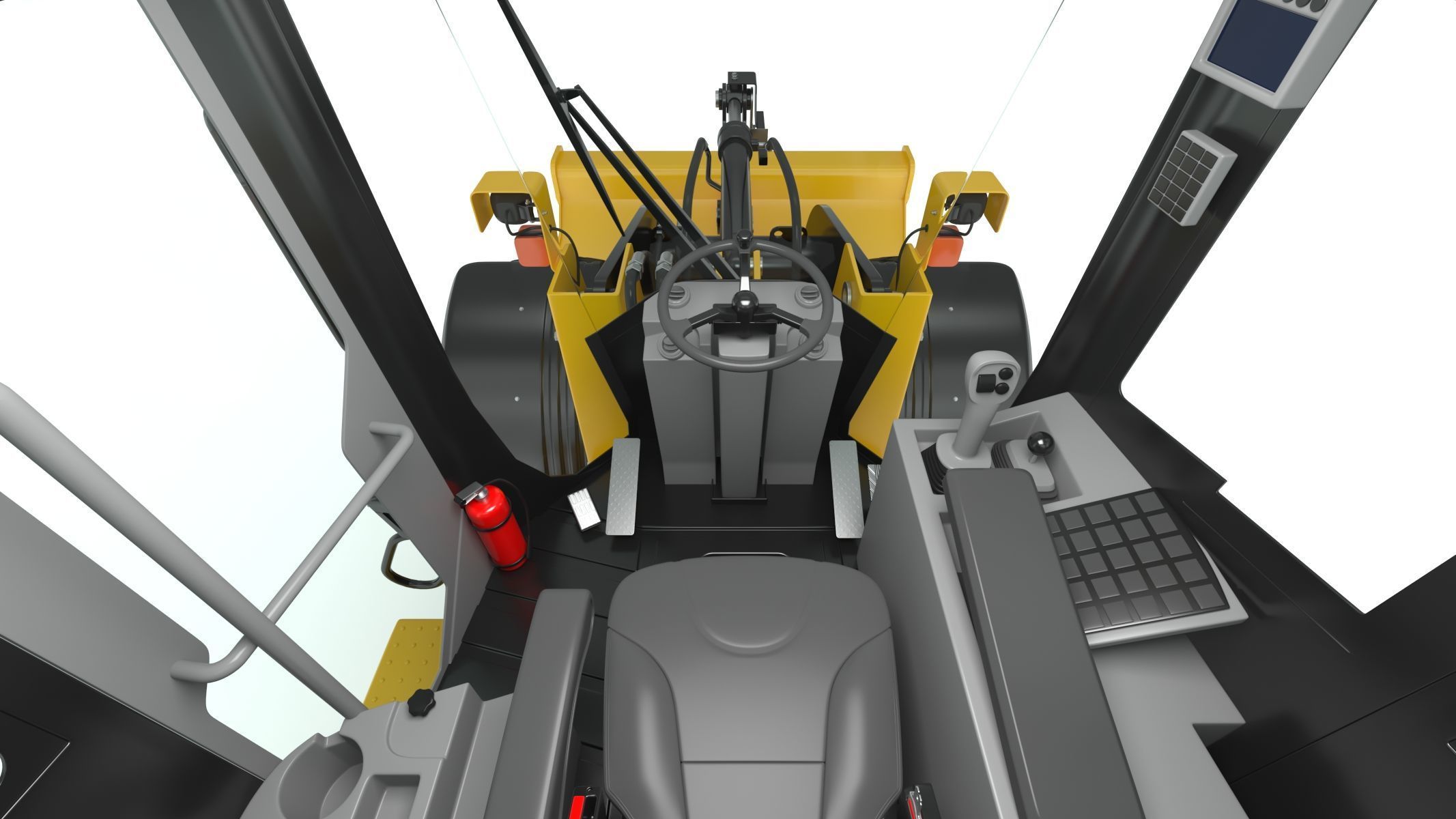 2010 John Deere 624K Wheel Loader 3D model_22