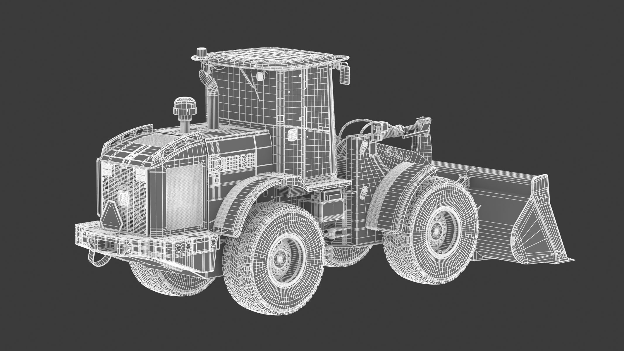 2010 John Deere 624K Wheel Loader 3D model_28