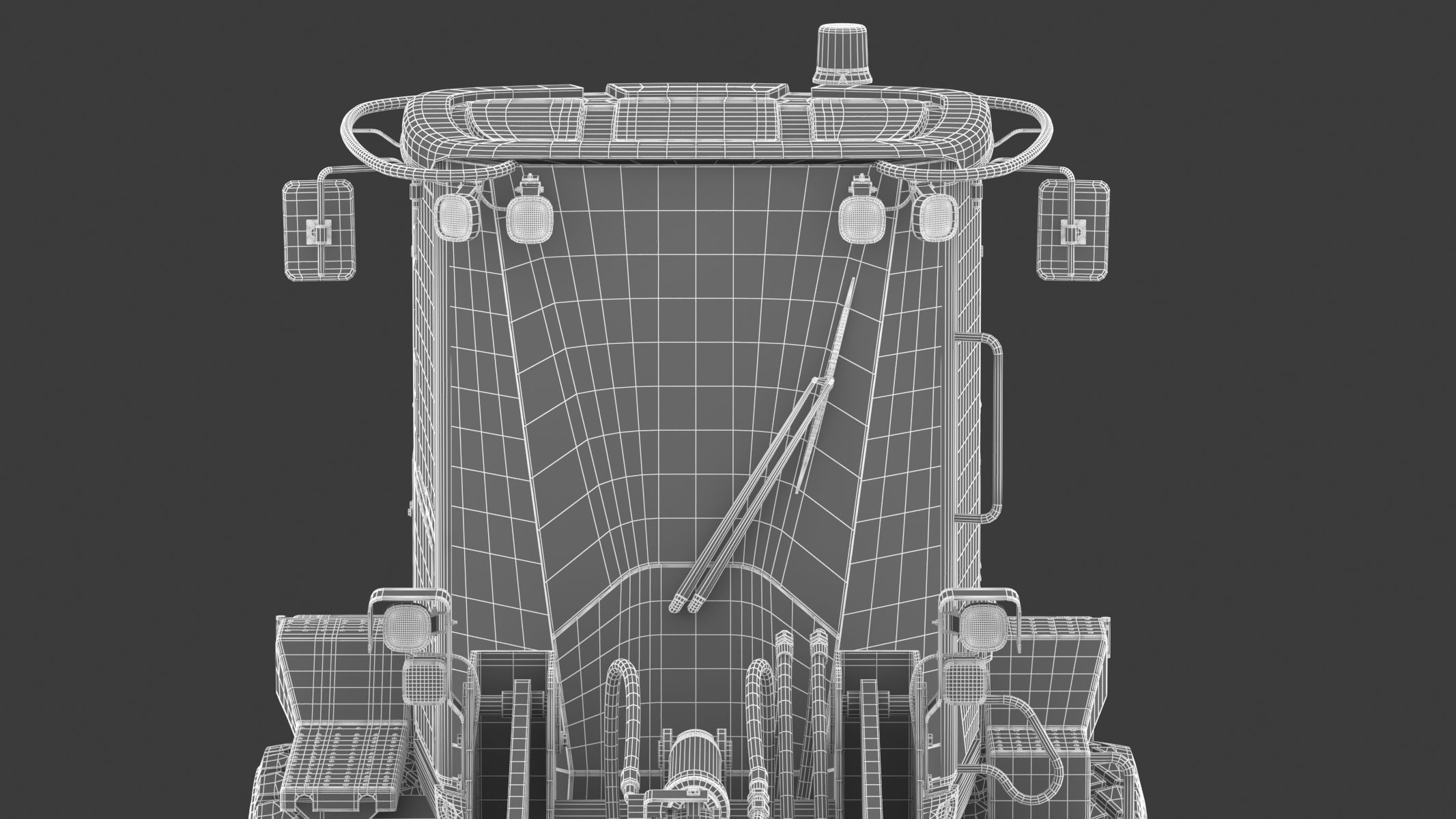 2010 John Deere 624K Wheel Loader 3D model_35