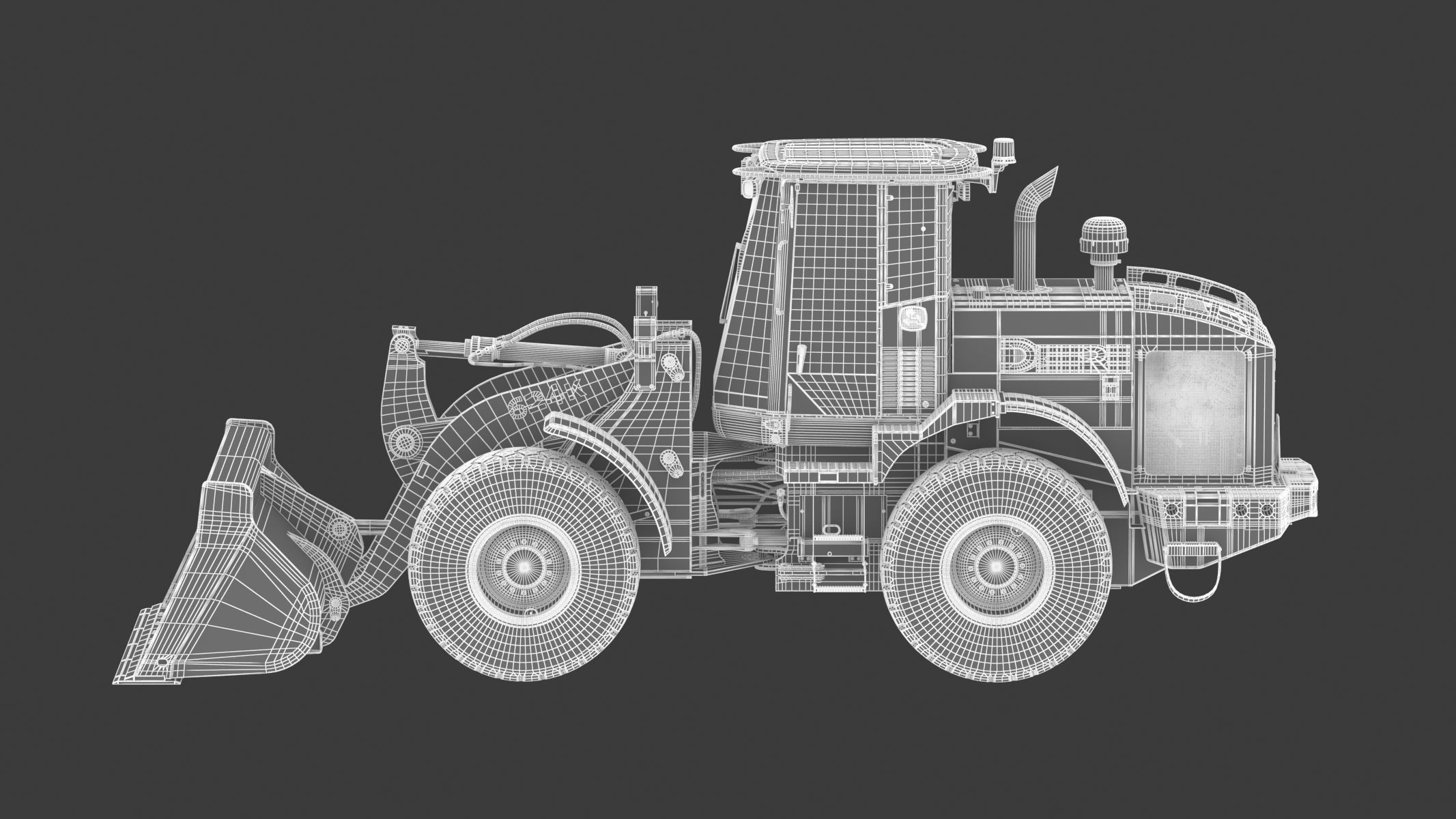 2010 John Deere 624K Wheel Loader 3D model_23