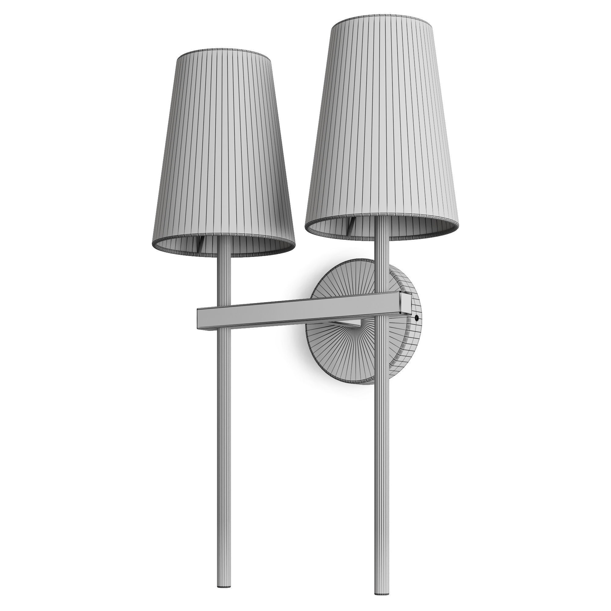 Regina Andrew Toni Double sconce 3D model_3