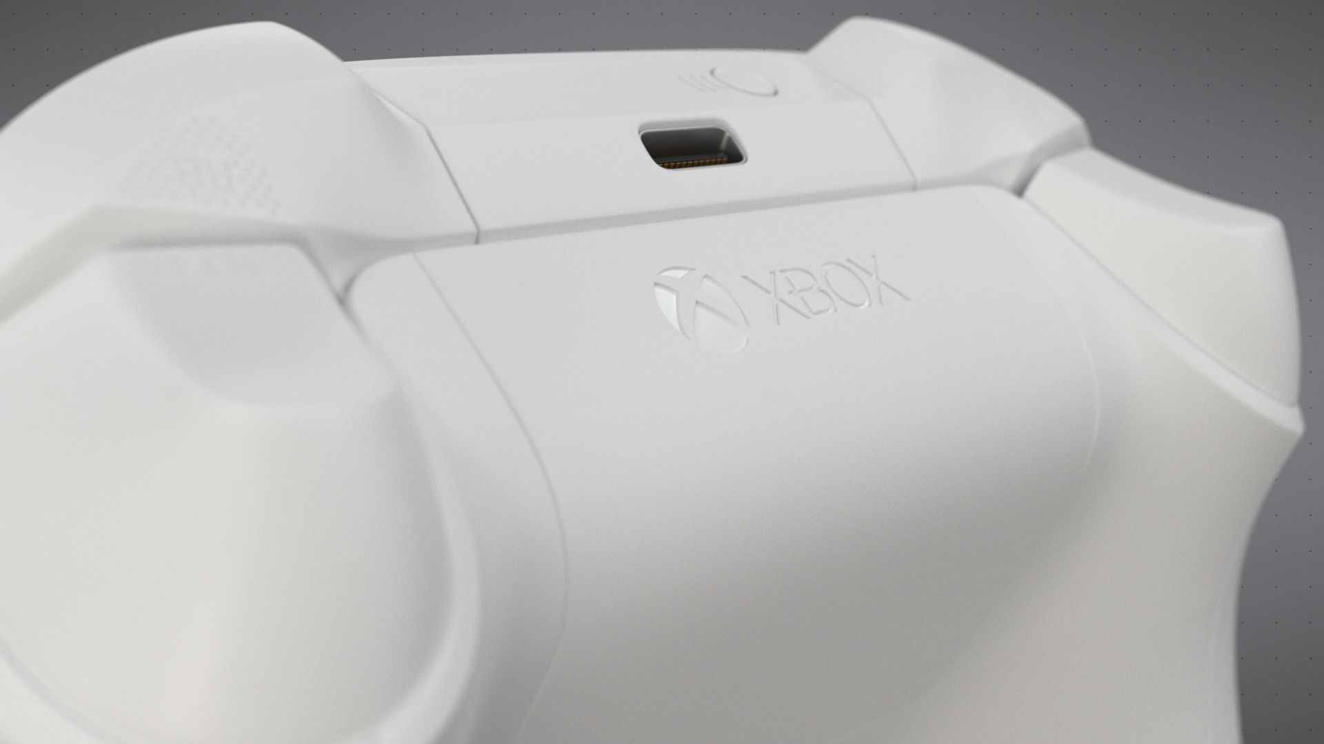 Xbox Series S Robot White Controller 3D model_12