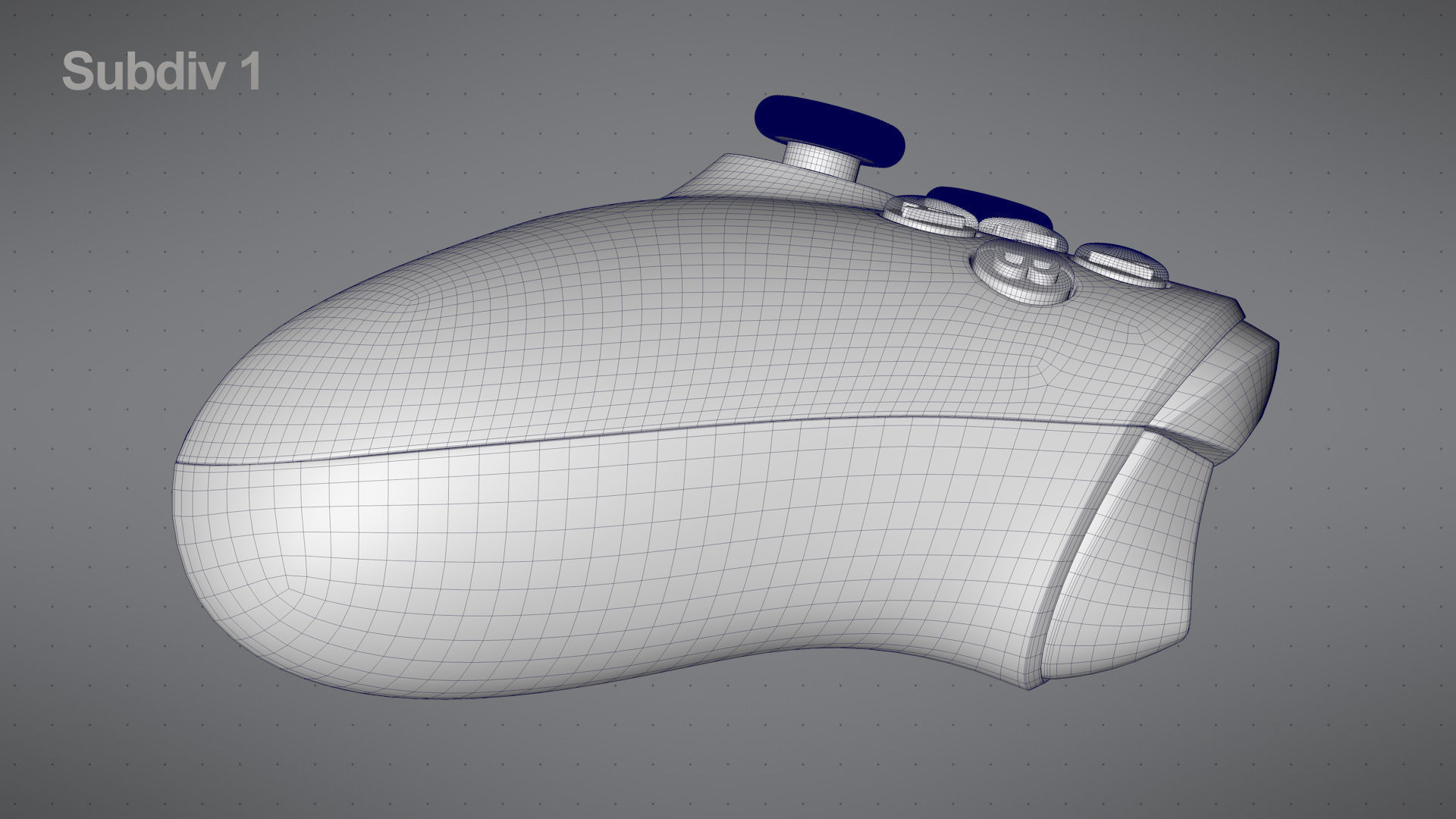 Xbox Series S Robot White Controller 3D model_22