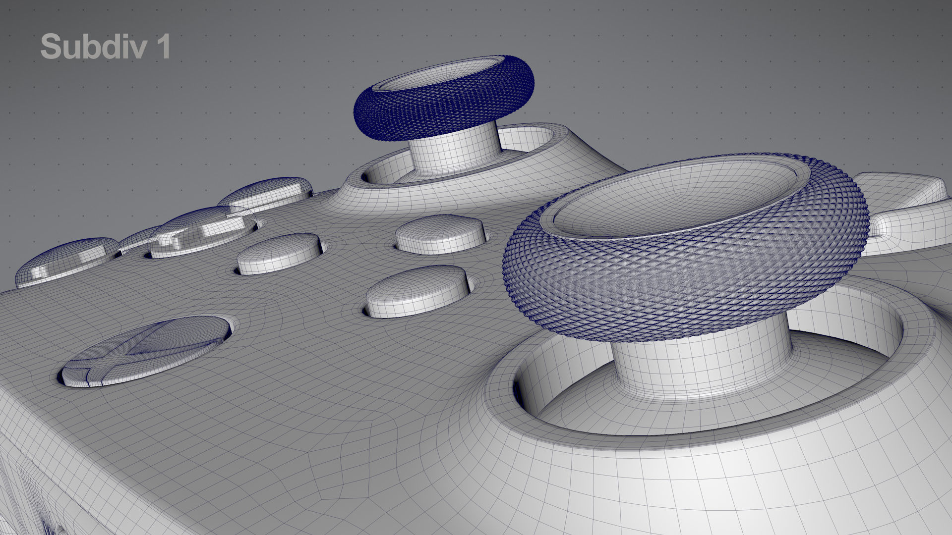 Xbox Series S Robot White Controller 3D model_34