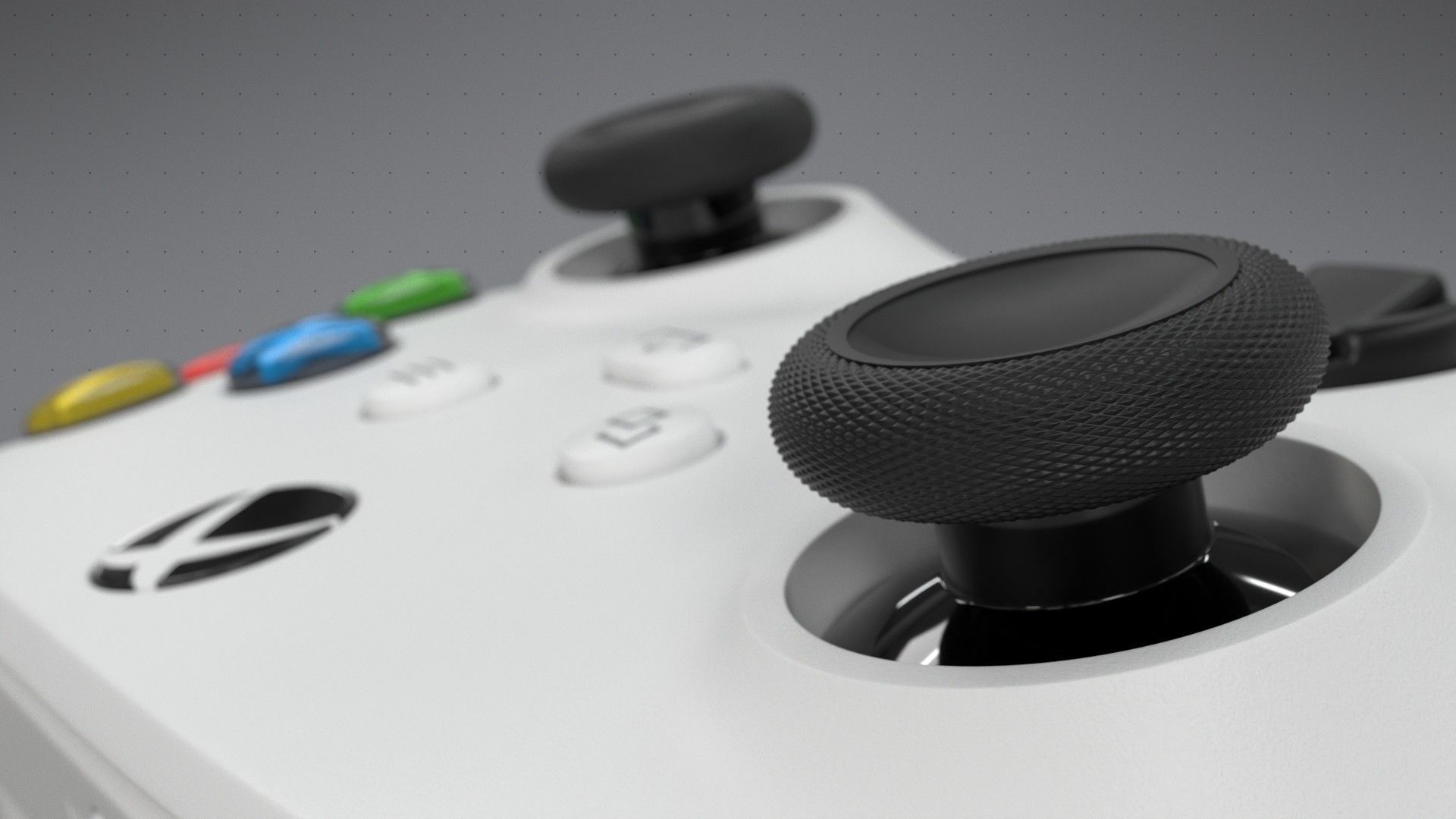 Xbox Series S Robot White Controller 3D model_10