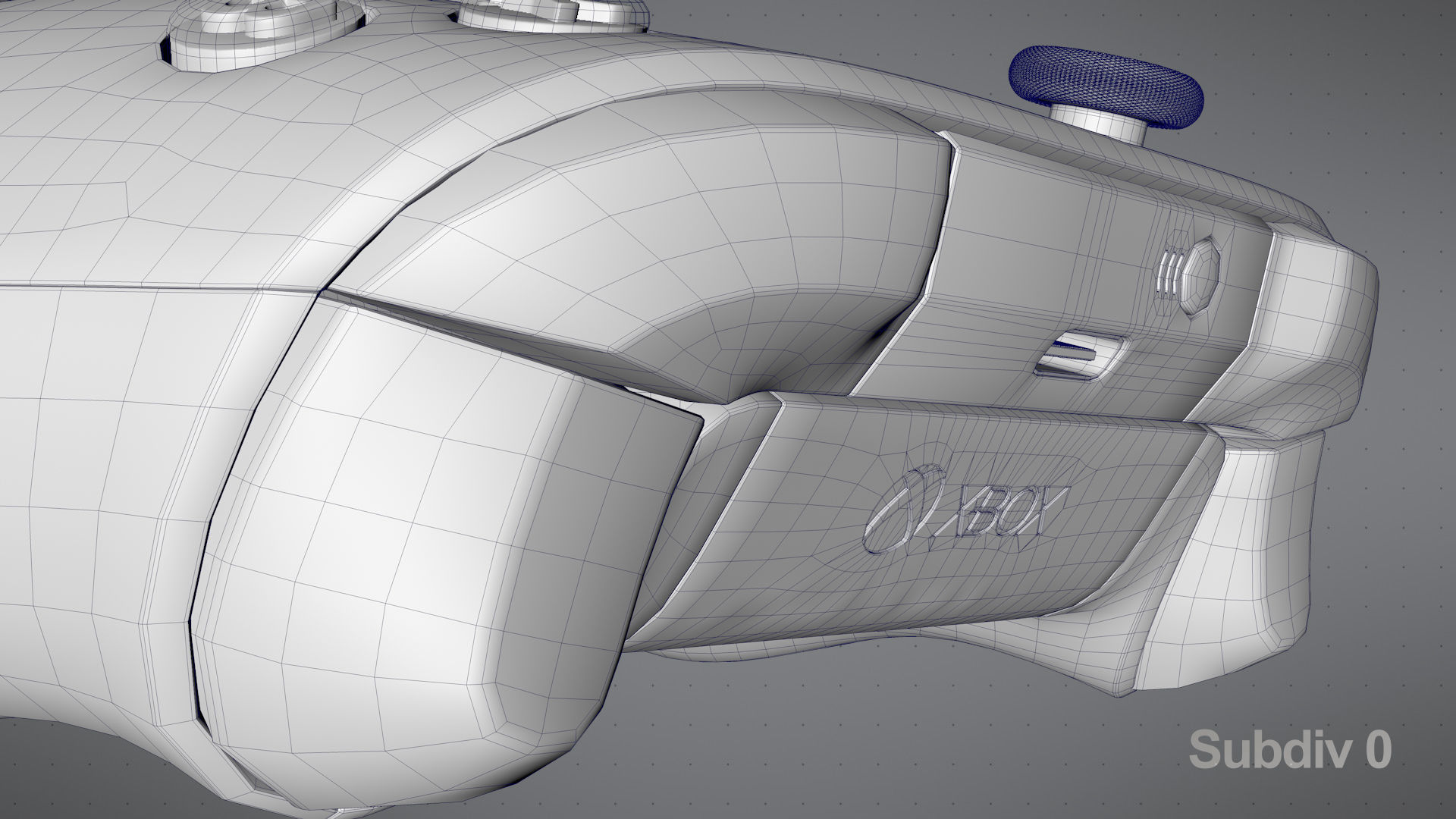 Xbox Series S Robot White Controller 3D model_31