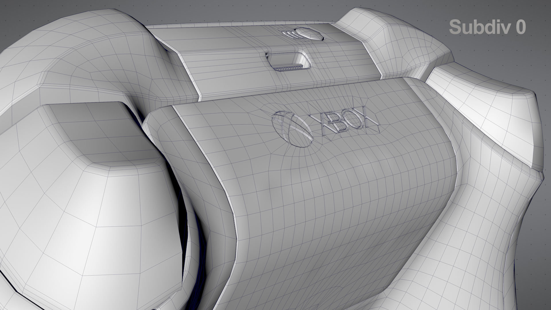 Xbox Series S Robot White Controller 3D model_37