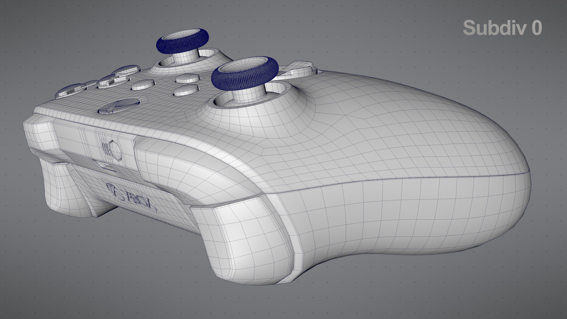 Xbox Series S Robot White Controller 3D model_29