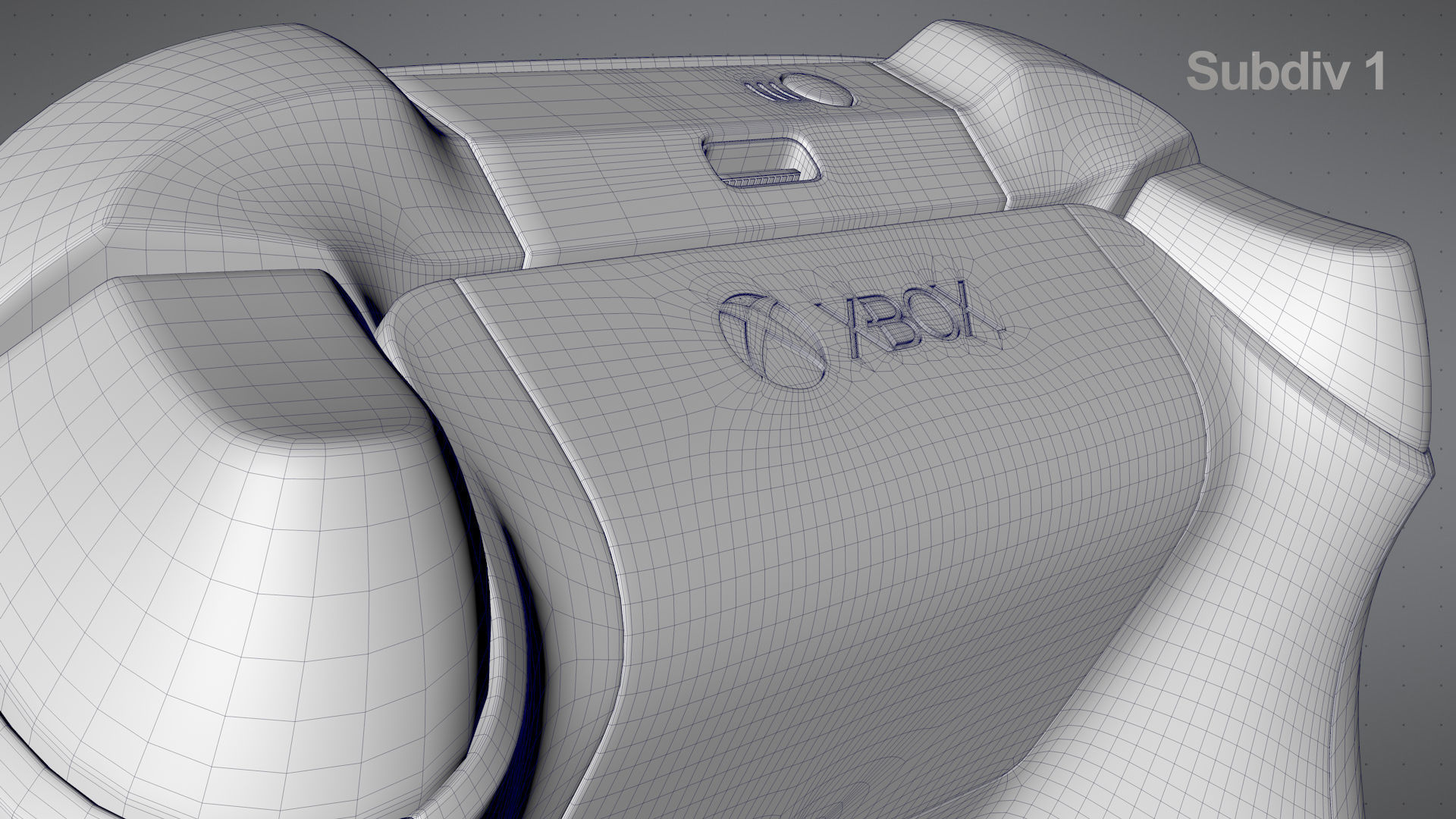 Xbox Series S Robot White Controller 3D model_38