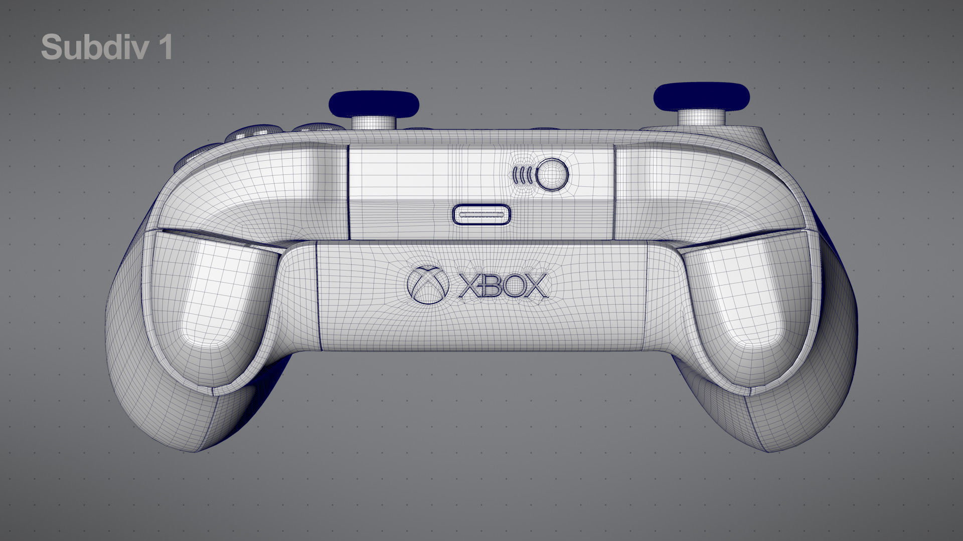 Xbox Series S Robot White Controller 3D model_20