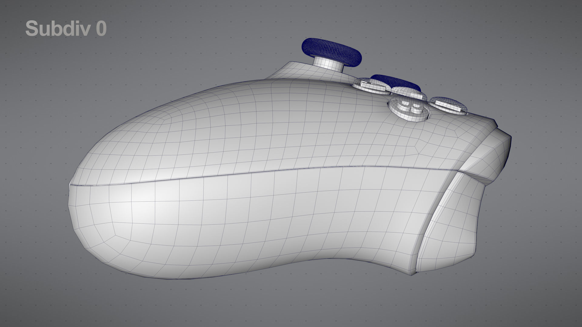 Xbox Series S Robot White Controller 3D model_21