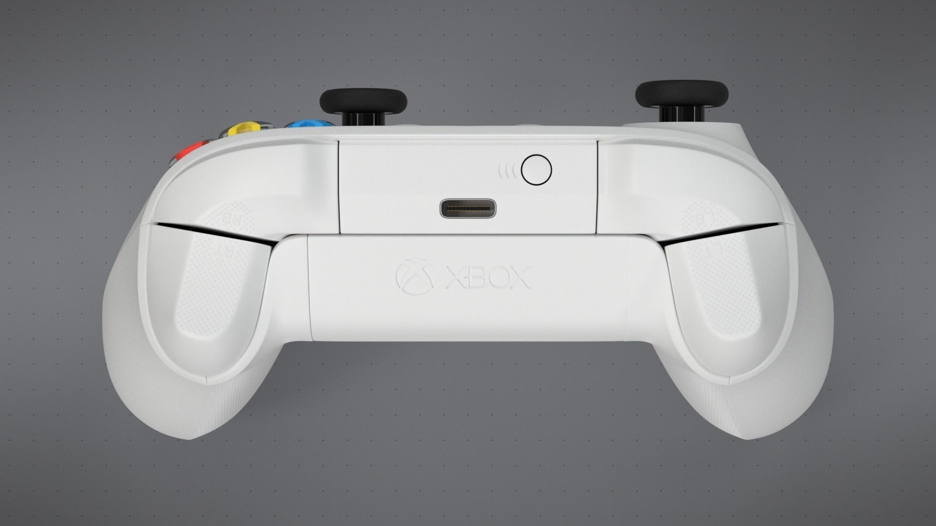 Xbox Series S Robot White Controller 3D model_3