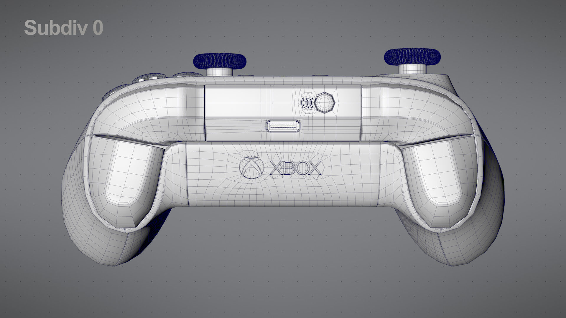 Xbox Series S Robot White Controller 3D model_19