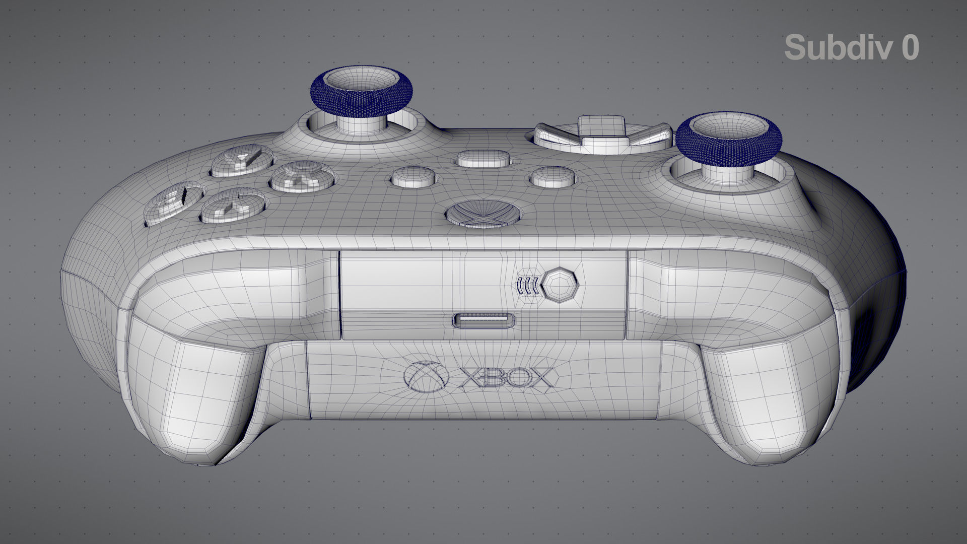 Xbox Series S Robot White Controller 3D model_23