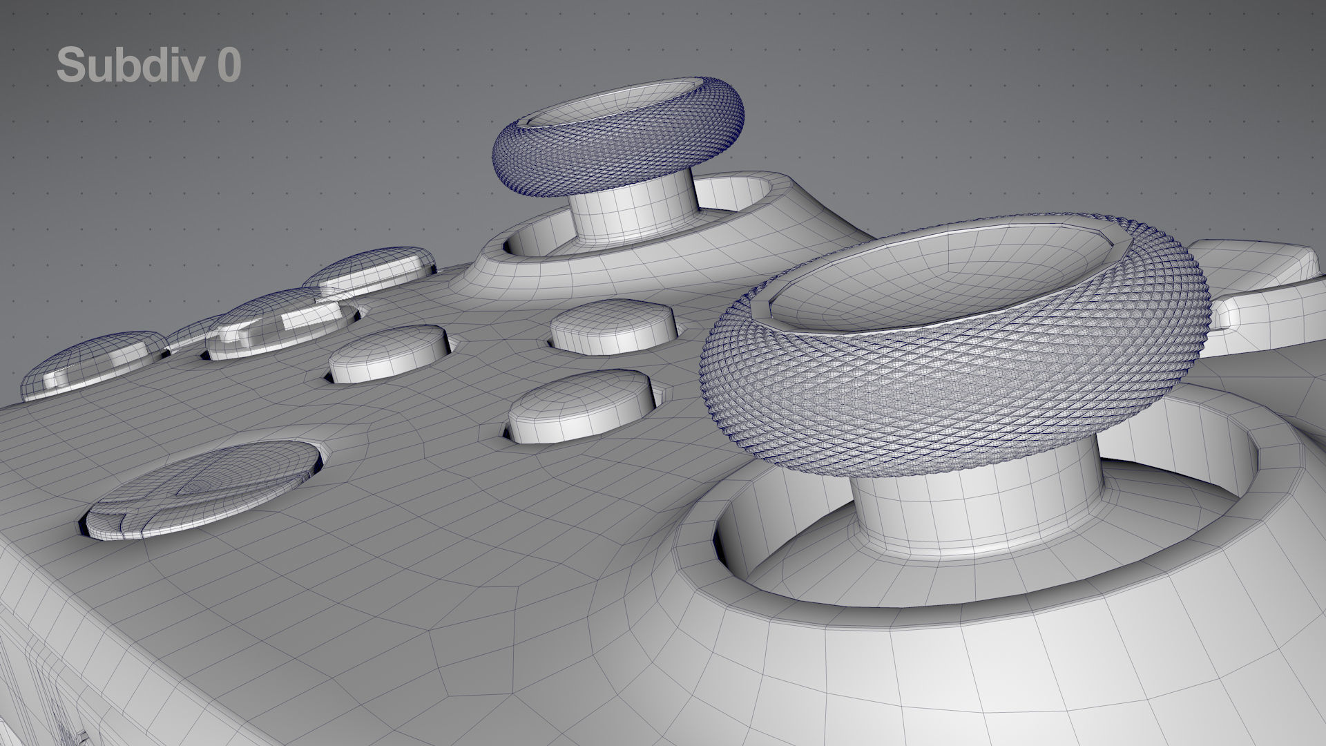 Xbox Series S Robot White Controller 3D model_33