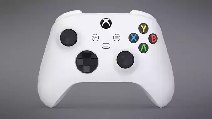 Xbox Series S Robot White Controller 3D model
