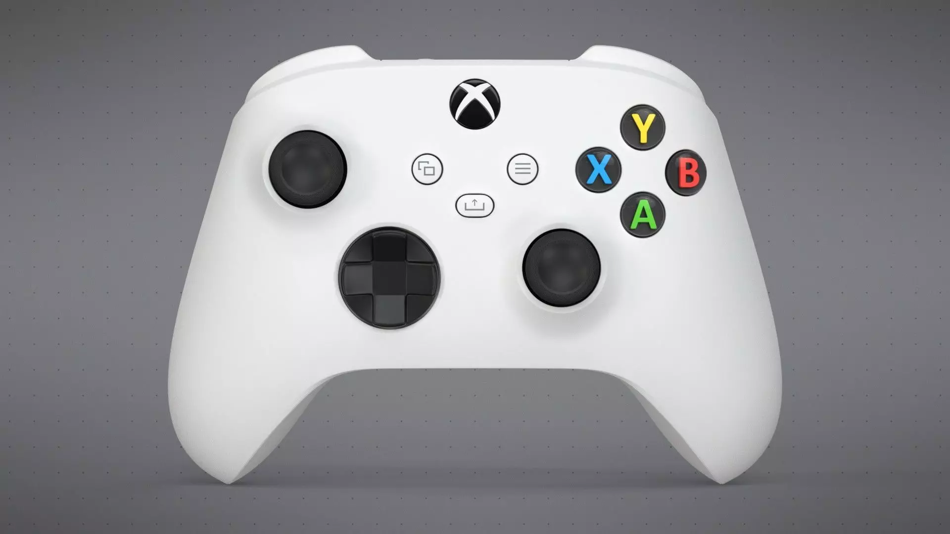 Xbox Series S Robot White Controller 3D model_0
