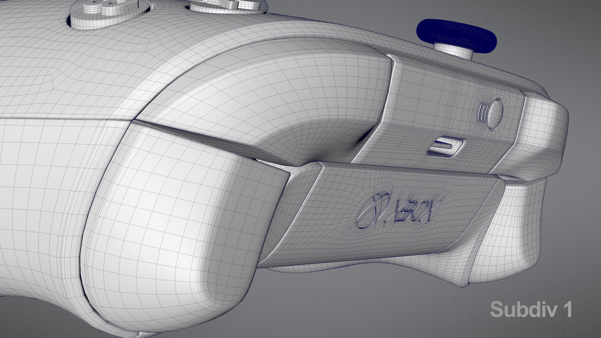 Xbox Series S Robot White Controller 3D model_32