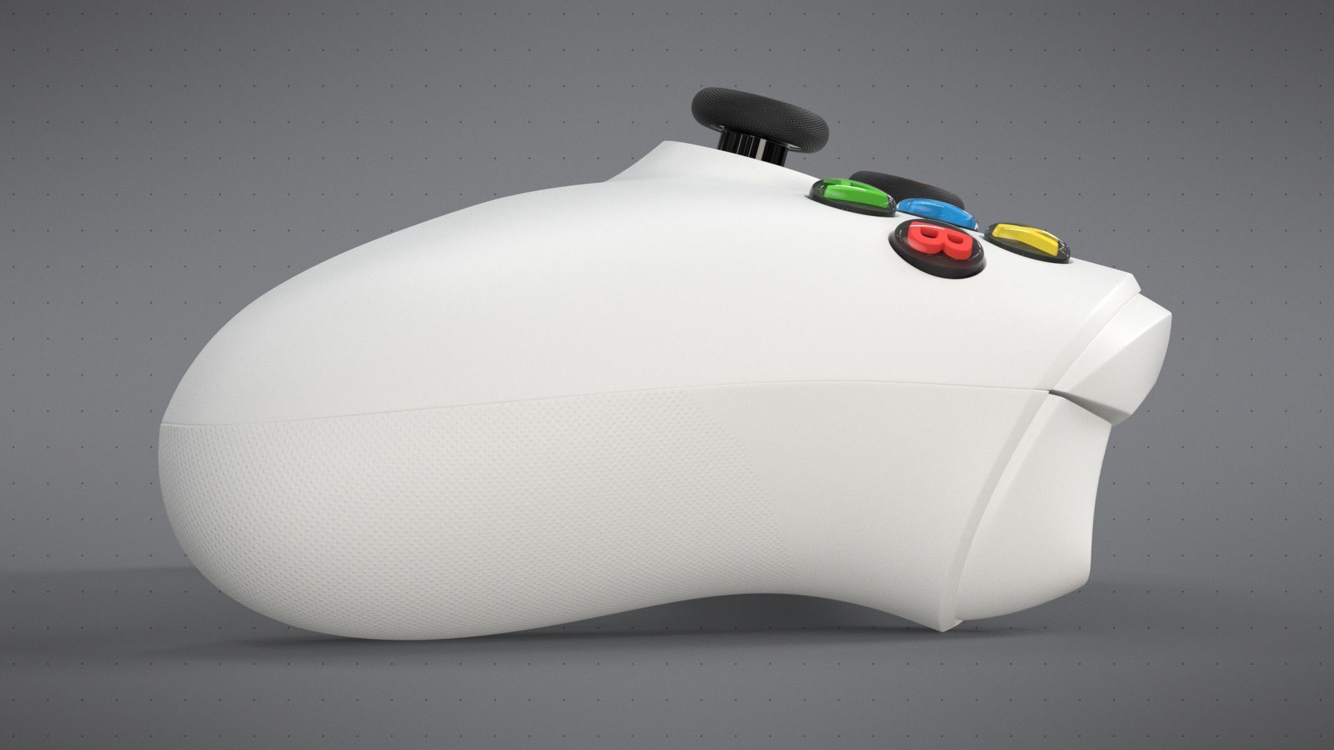 Xbox Series S Robot White Controller 3D model_4