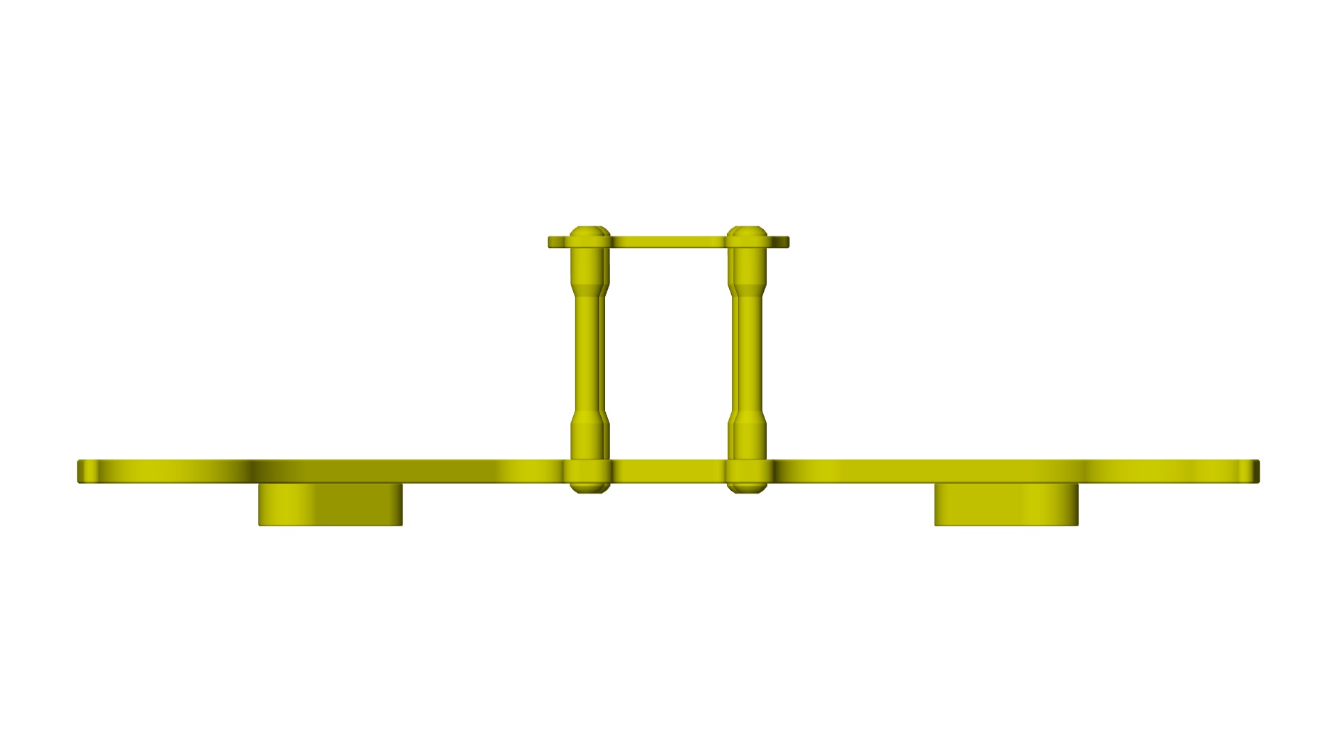 drone frame 3D print model_1