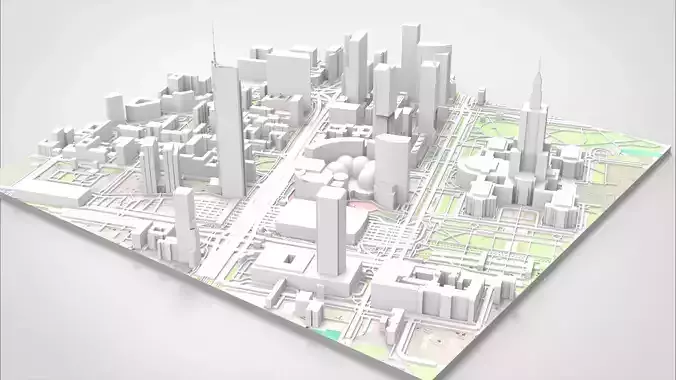 Cityscape Warsaw Poland