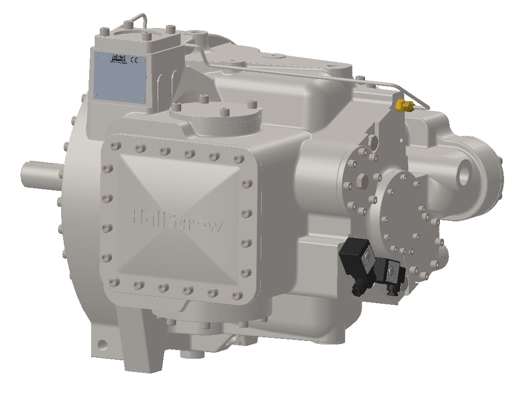 Single screw compressor JE Hall HSO 4200 Series 3D model_11