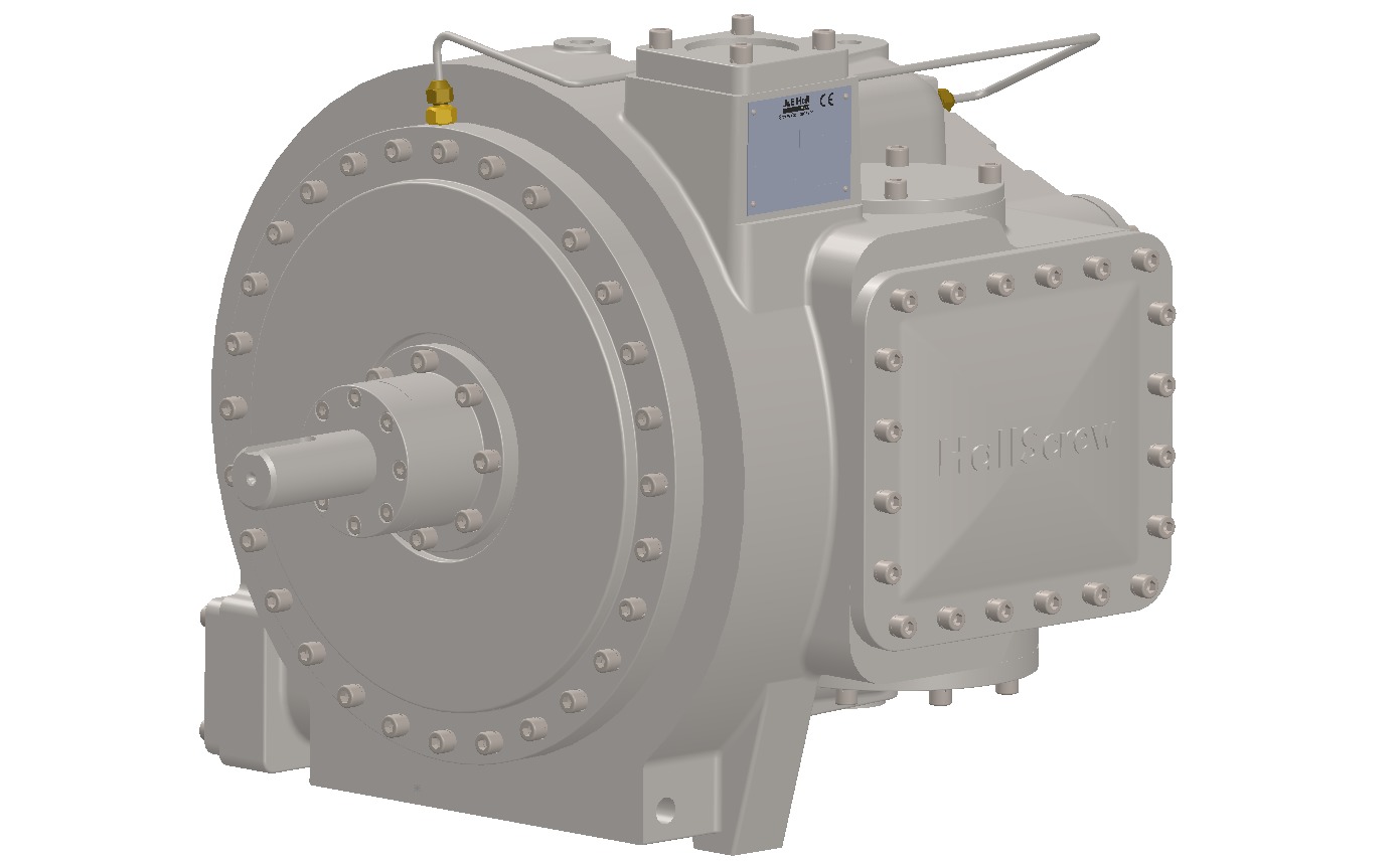 Single screw compressor JE Hall HSO 4200 Series 3D model_10