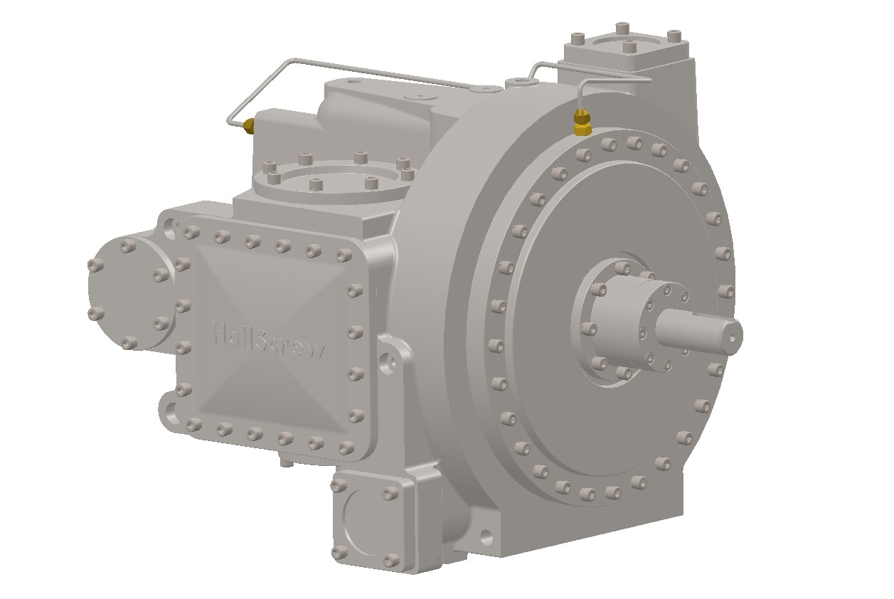 Single screw compressor JE Hall HSO 4200 Series 3D model_15
