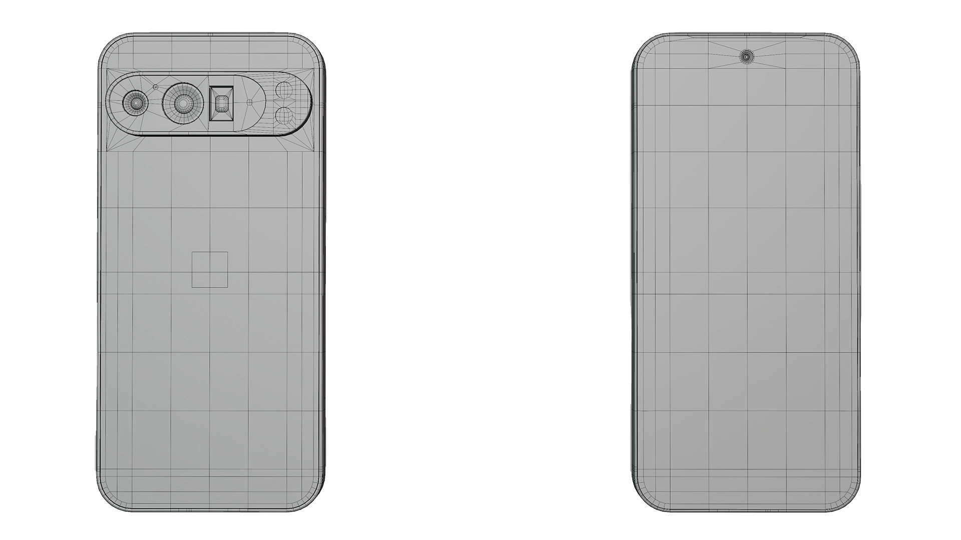 Google Pixel 9 Pro XL Low-poly 3D model_6