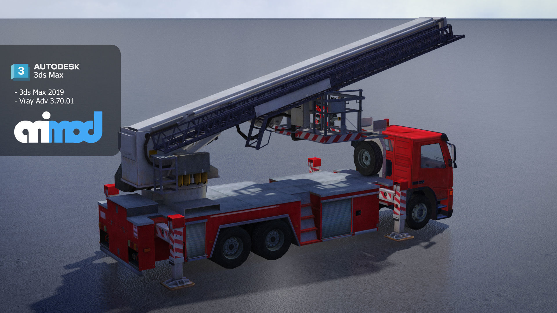 TW Fire Truck 001 3D model_1