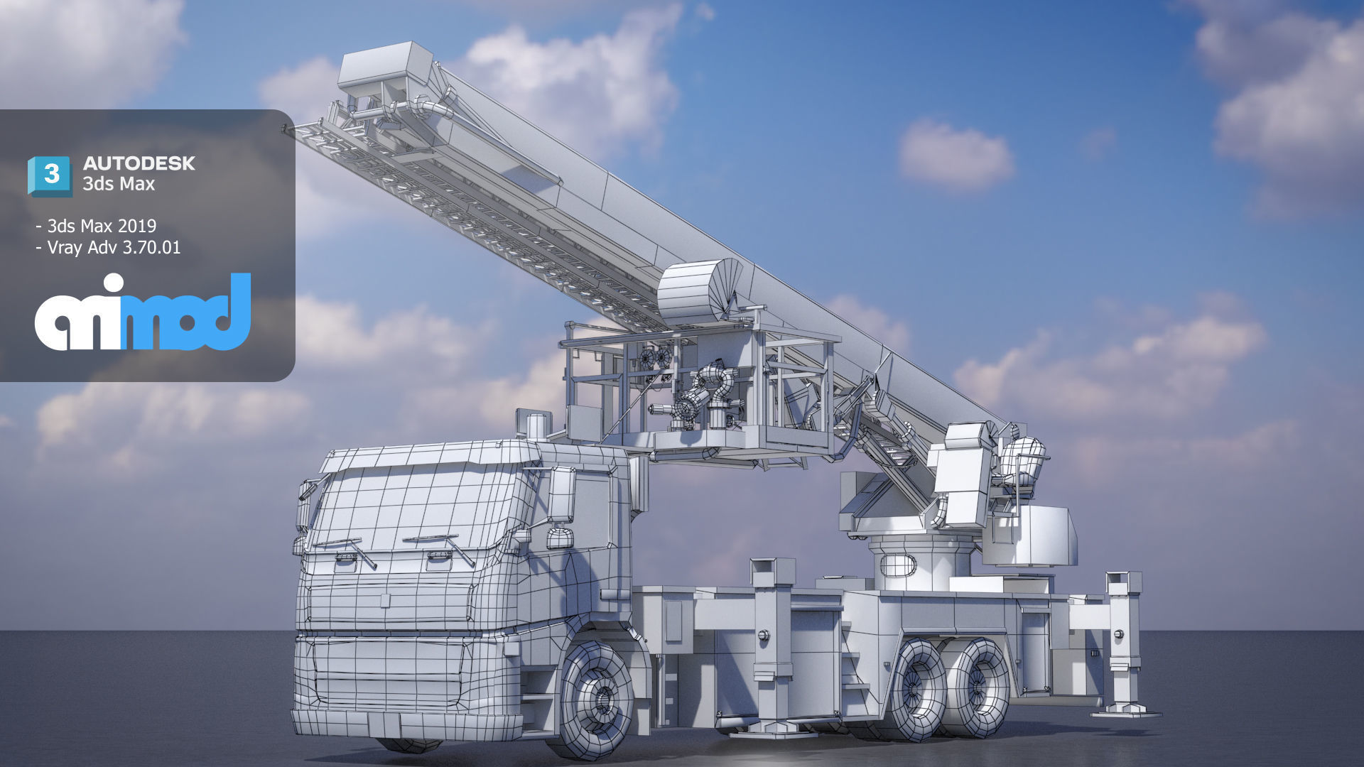 TW Fire Truck 001 3D model_5