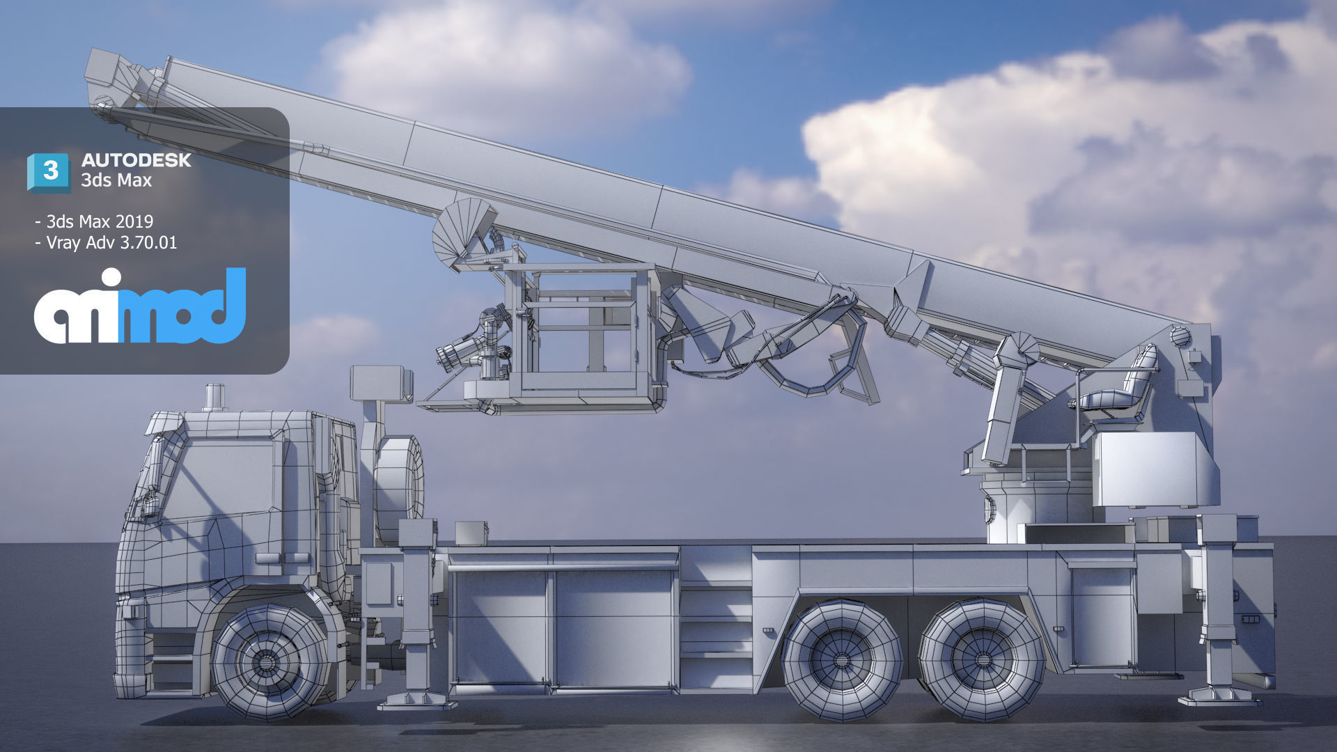 TW Fire Truck 001 3D model_7