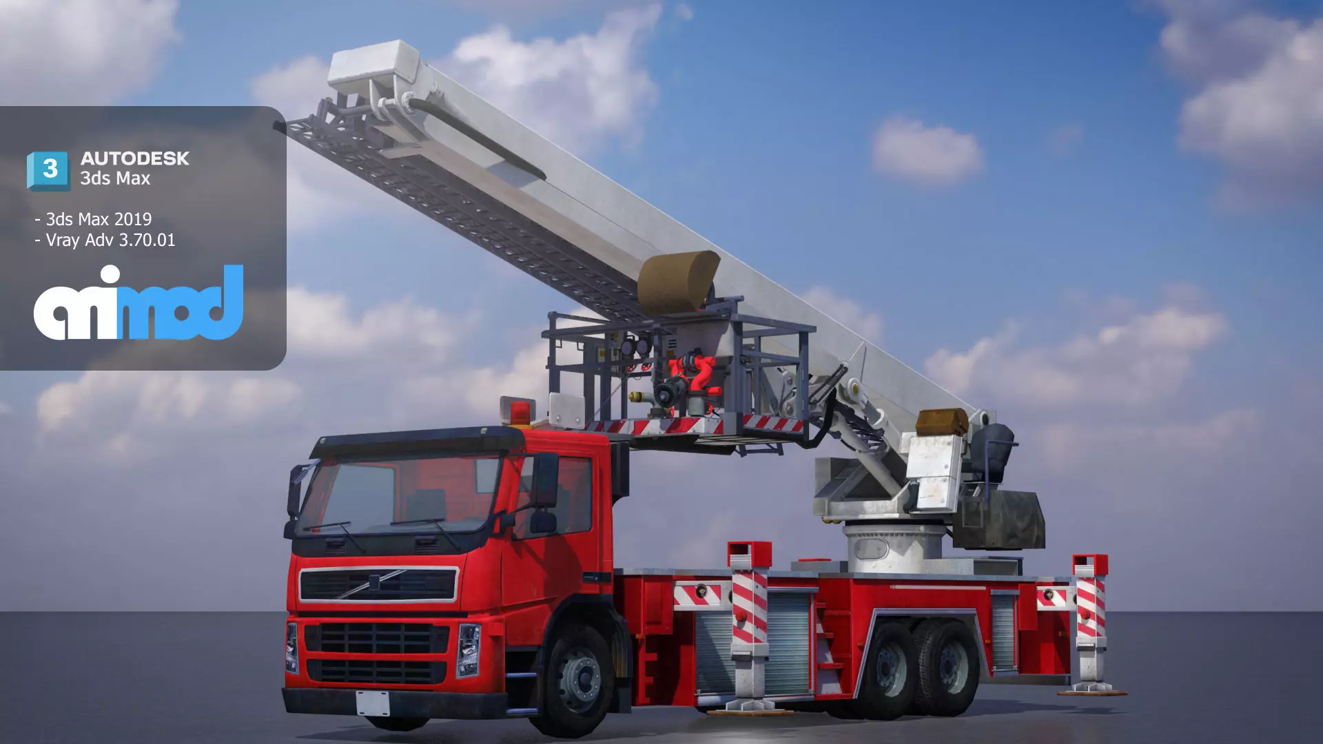 TW Fire Truck 001 3D model_0