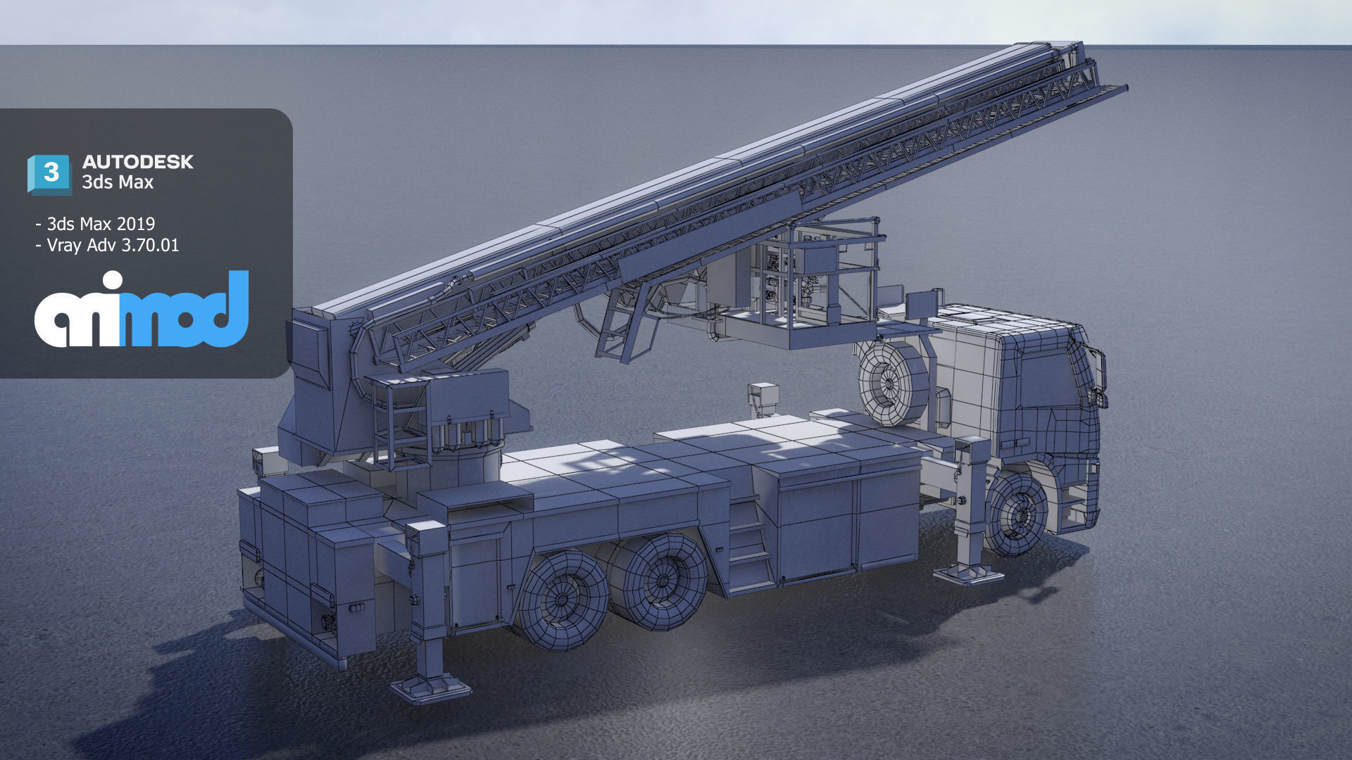 TW Fire Truck 001 3D model_6