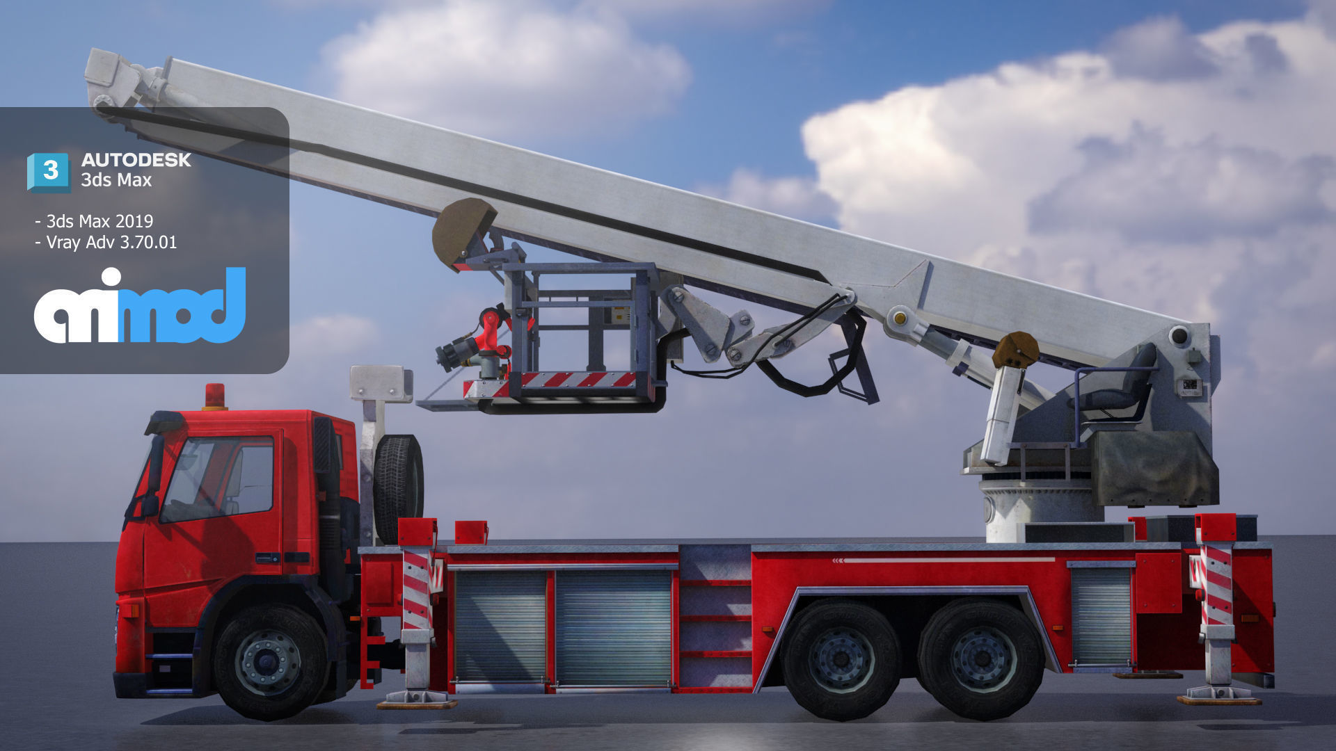 TW Fire Truck 001 3D model_2