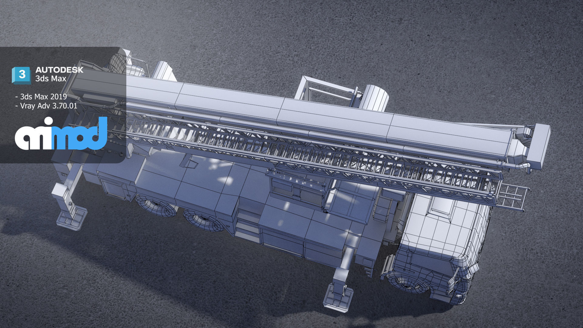 TW Fire Truck 001 3D model_8