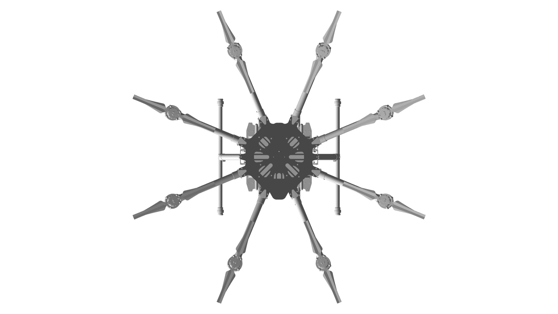 DJI Spreading S1000 Octocopter 3D print model_1